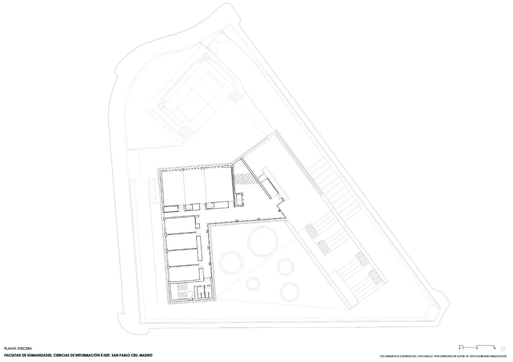 Grundriss drittes Obergeschoss, Grafik