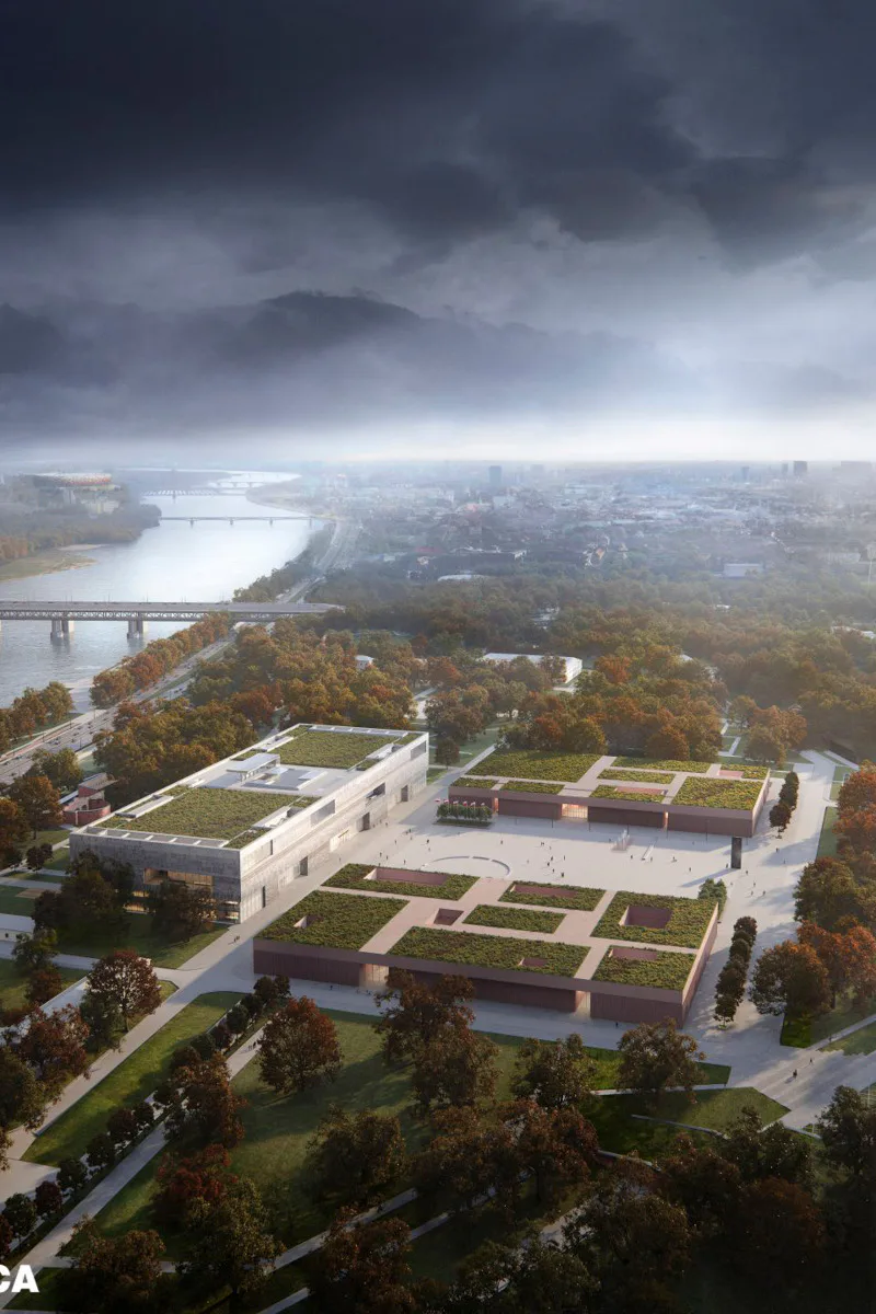 Visualisierung des Armeemuseums in Warschau
