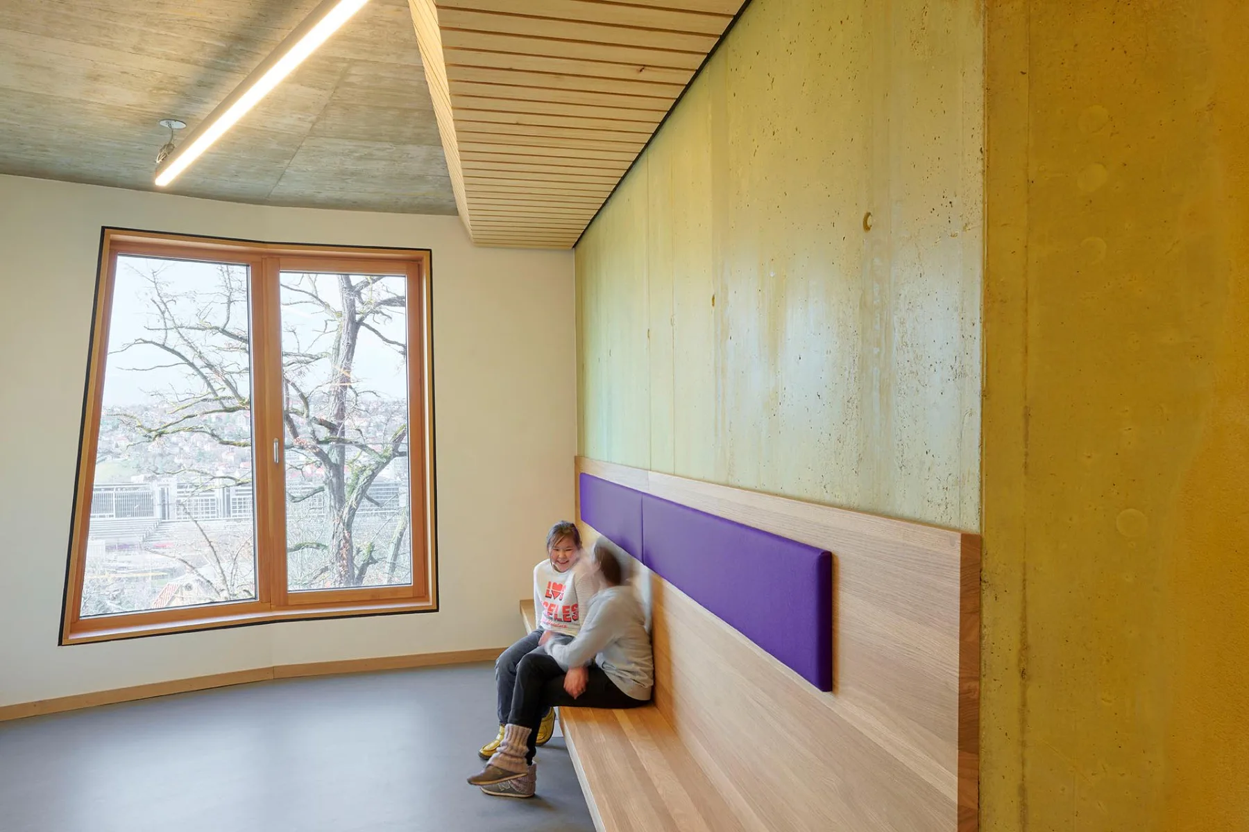 Aufhaltezonen in den Schulfluren