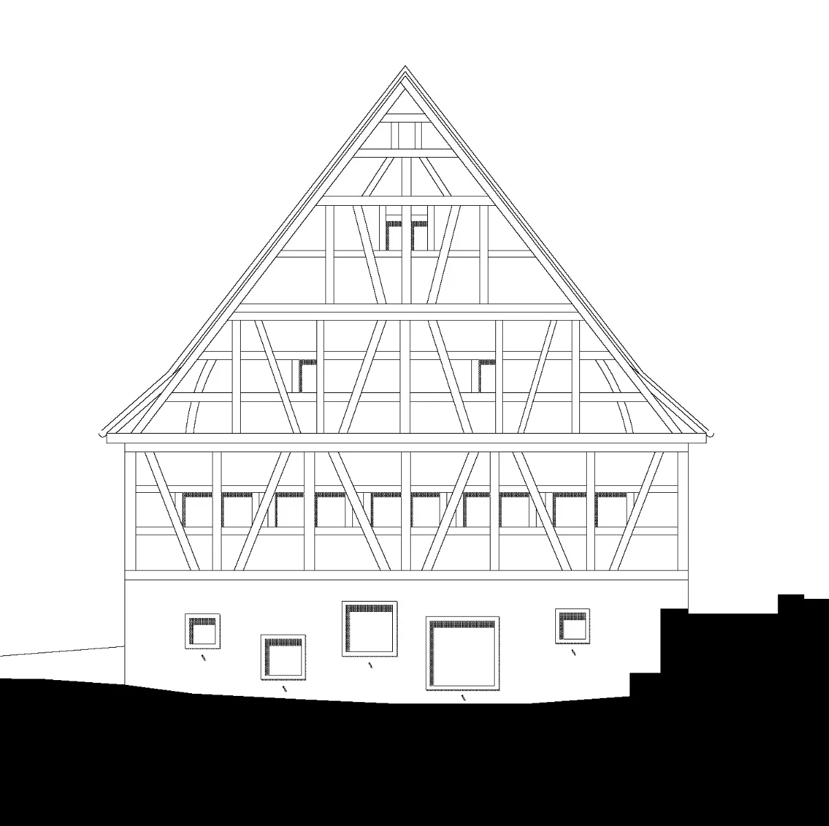 Ansicht Süd, Grafik