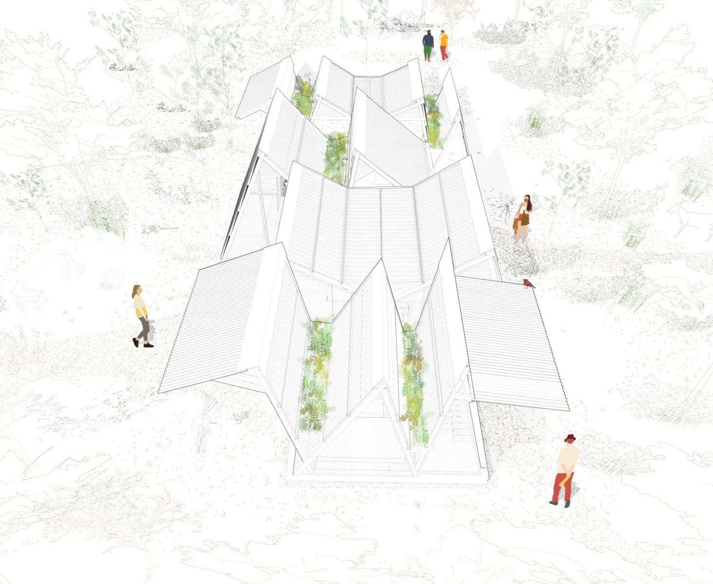 Der Texas 2x4 A-Frame ist ein Prototyp für anpassungsfähige, kostengünstige und klimafreundliche Wohnbebauung.