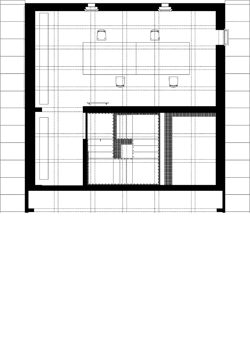 Grundriss Scheune, Ebene 2, Grafik