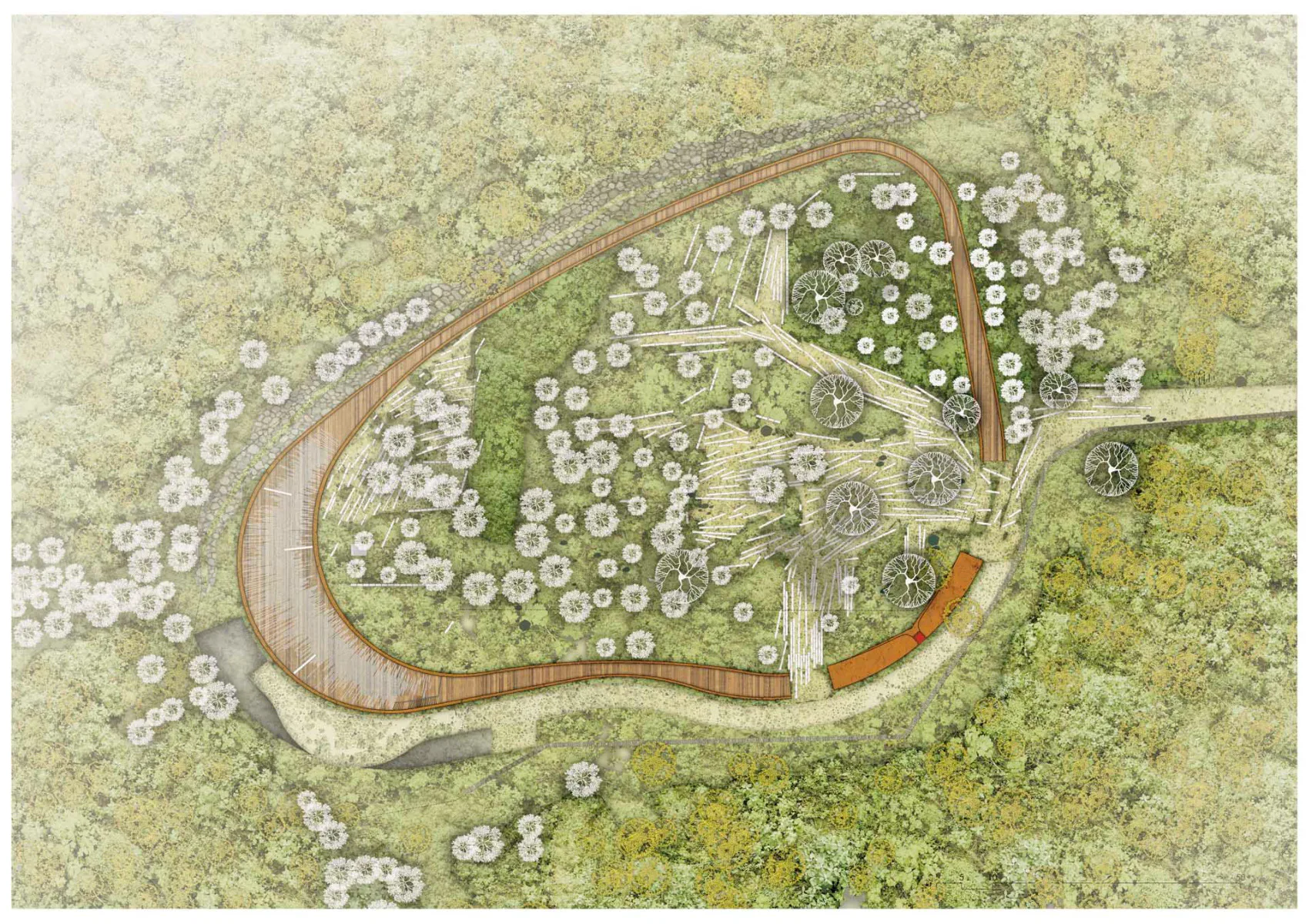 Lageplan, Grafik