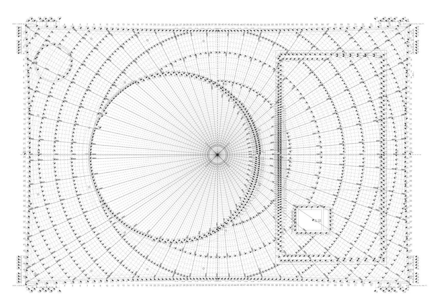 Bauschalung Bedachung, Grafik
