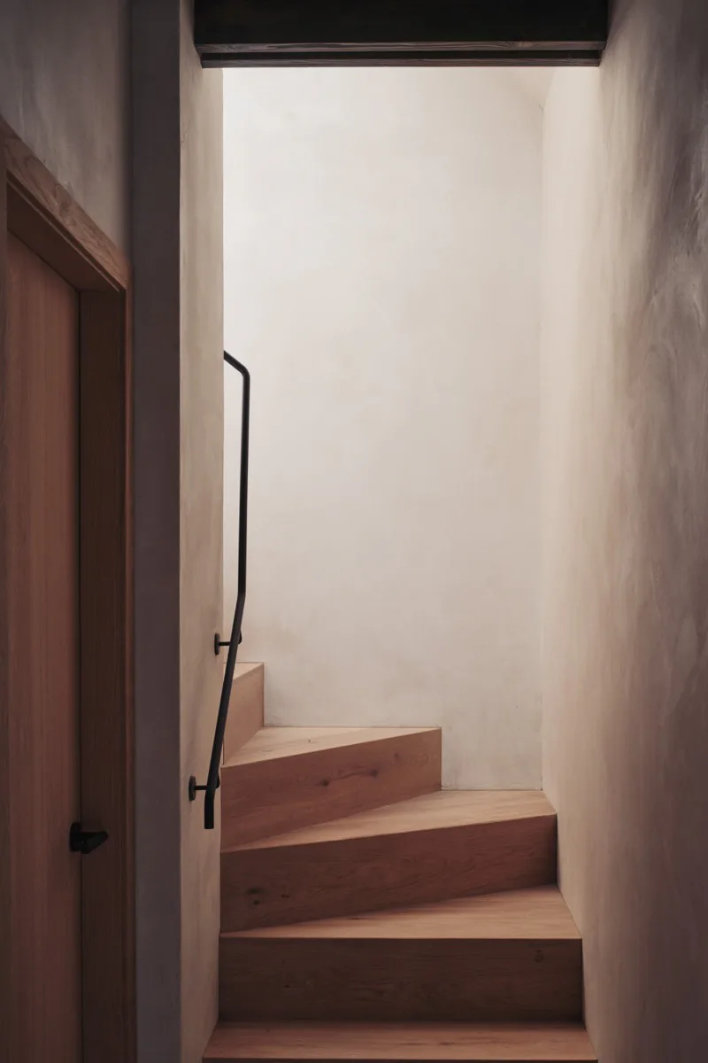 Treppe zur Schlafebene