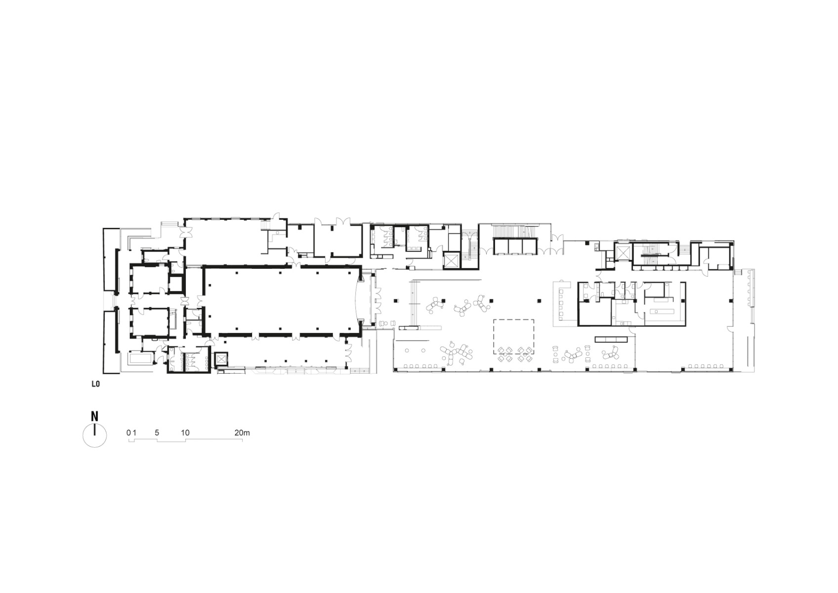 Grundriss Ebene 0, Grafik