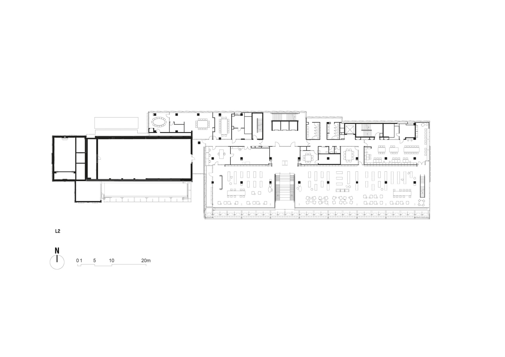 Grundriss Ebene 2, Grafik