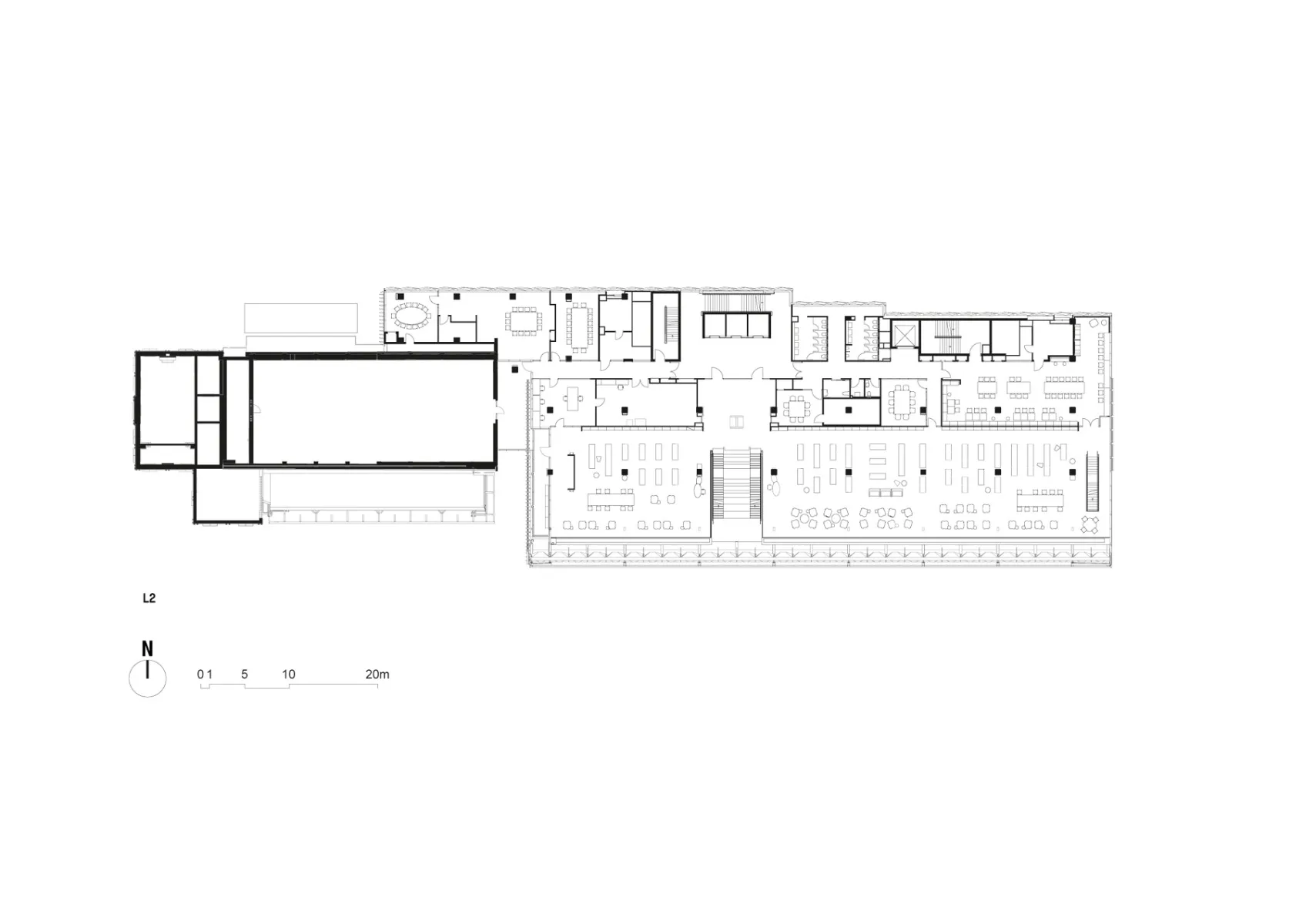 Grundriss Ebene 2, Grafik