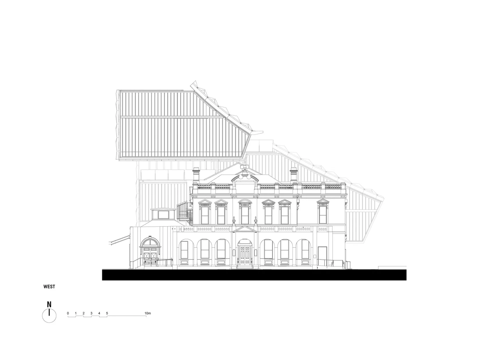 Westansicht, Grafik