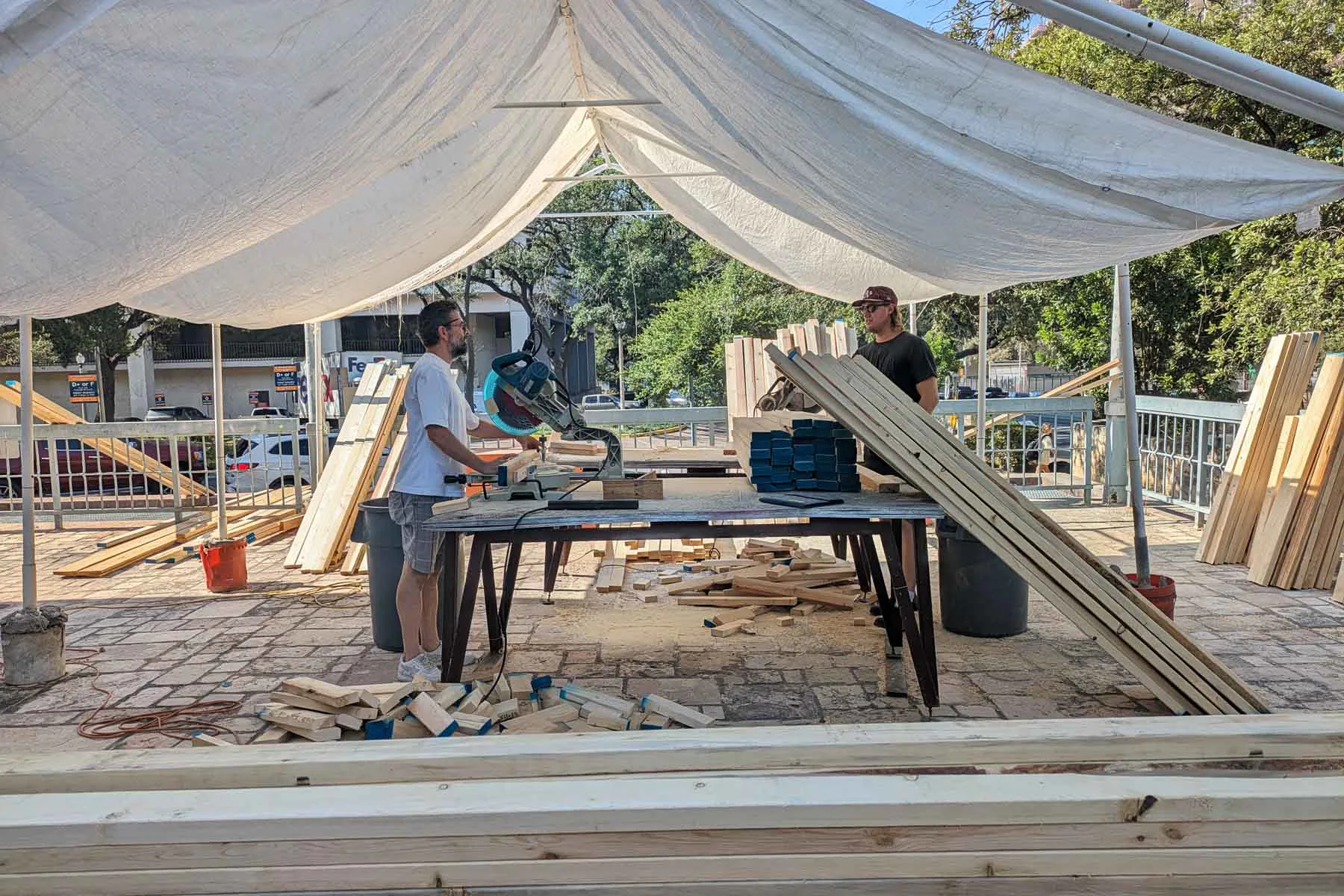 Bau des Prototyps an der University of Texas, September 2023