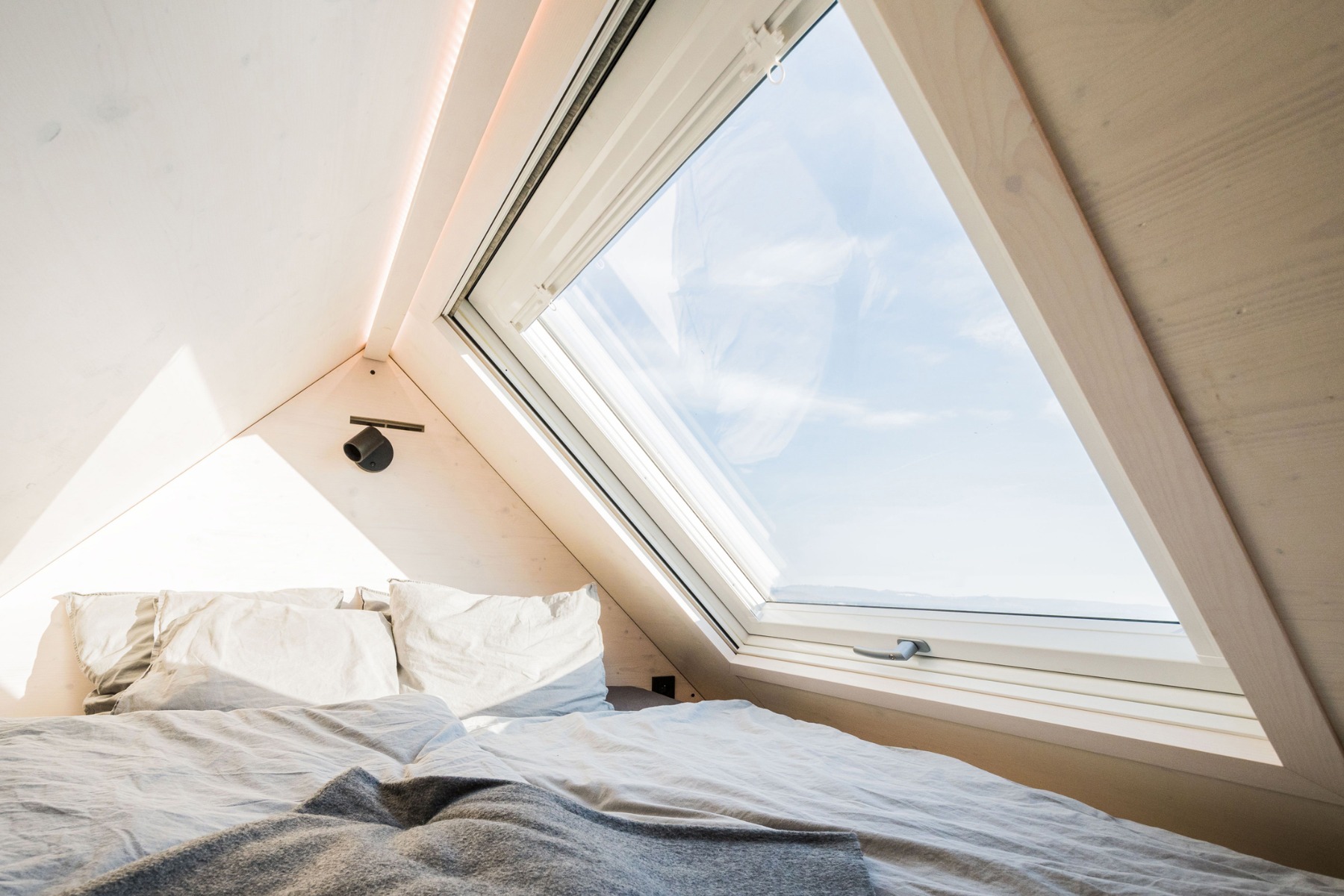 Infrarotheizung im Dachfenster