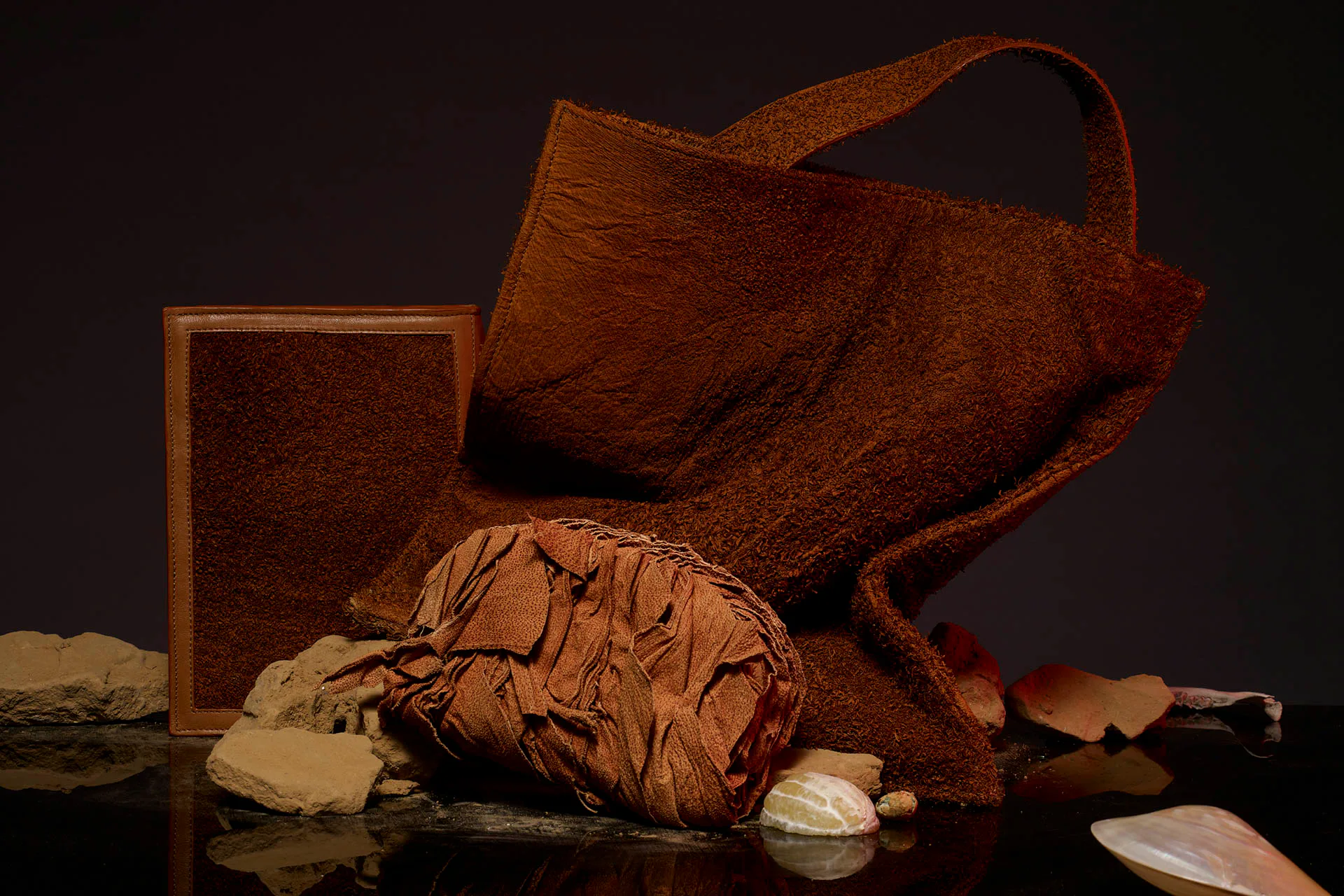 Tasche aus Kuhmagenleder von Studio Billie van Katwijk