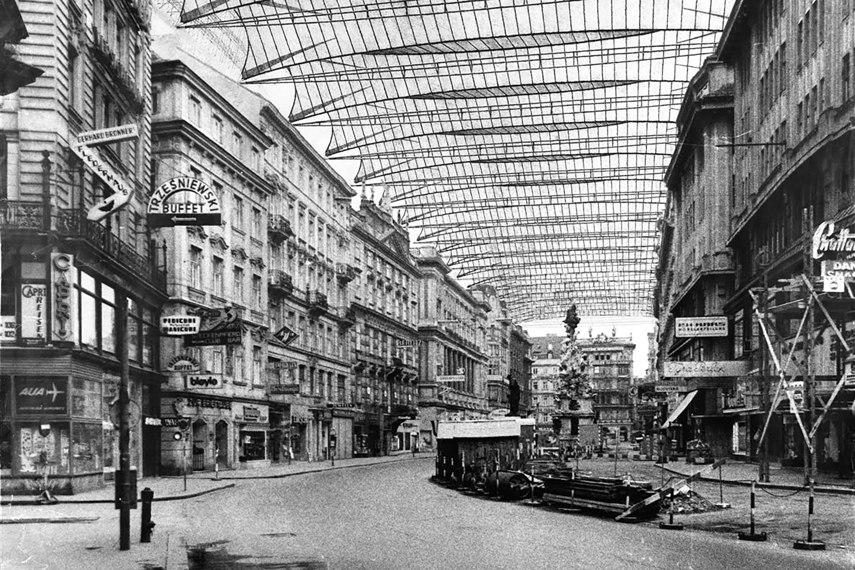 Hermann Czech, Entwurf für eine Überdachung des Graben, 1010 Wien, 1965/71