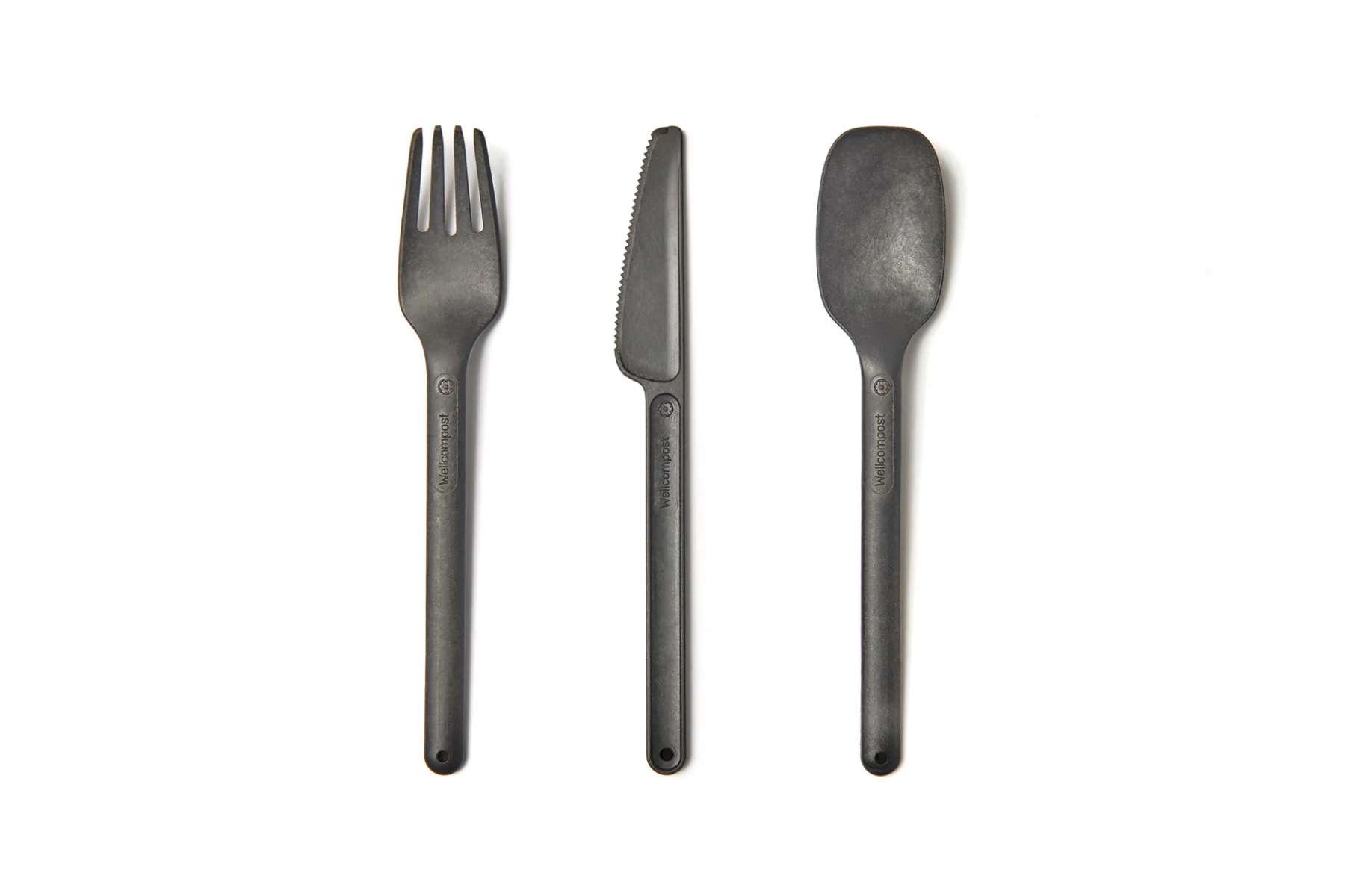 FluidSolids AG (Entwicklung) und Shibuleru, Lukas Scherrer (Design): Wellcompost© - Besteck aus biologisch abbaubaren Agrarwirtschaftsresten, hauskompostierbar