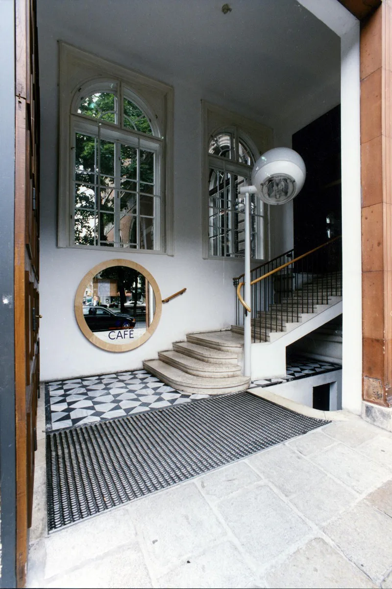 Hermann Czech, Eingang MAK-Café, © Archiv Czech / Architekturzentrum Wien, Sammlung.