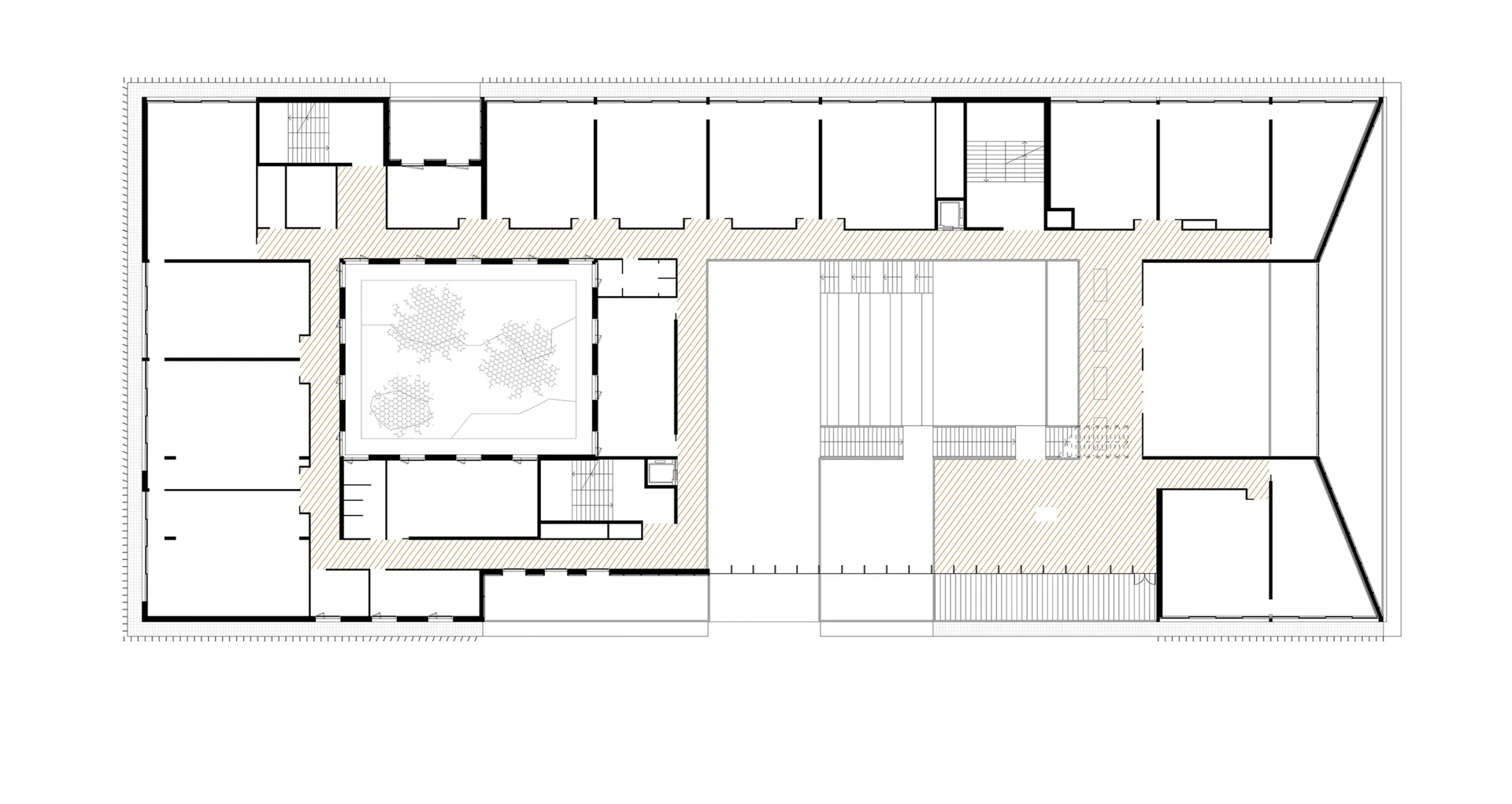 Grundriss zweites Obergeschoss, Grafik