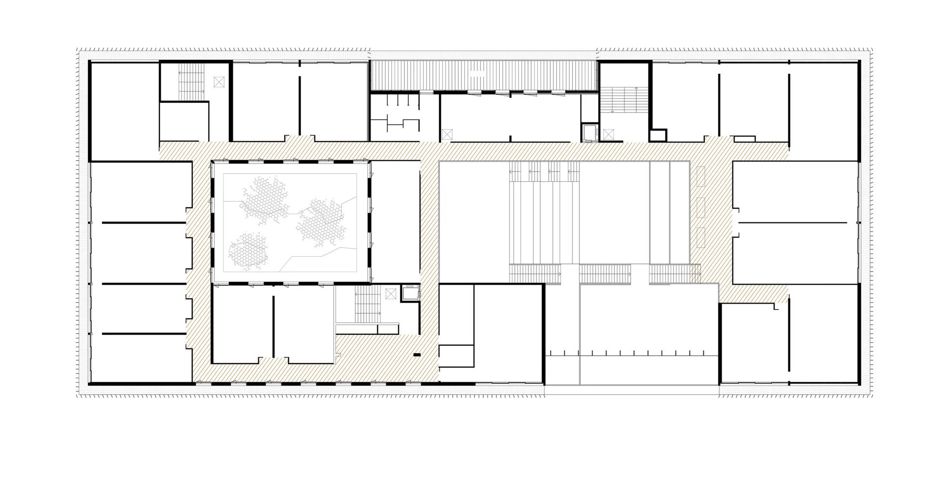 Grundriss drittes Obergeschoss, Grafik