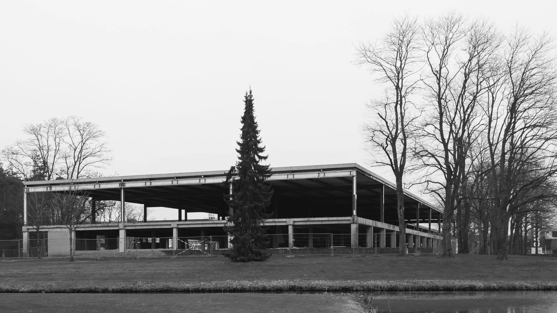 Das Universitätsgebäude vor dem Umbau