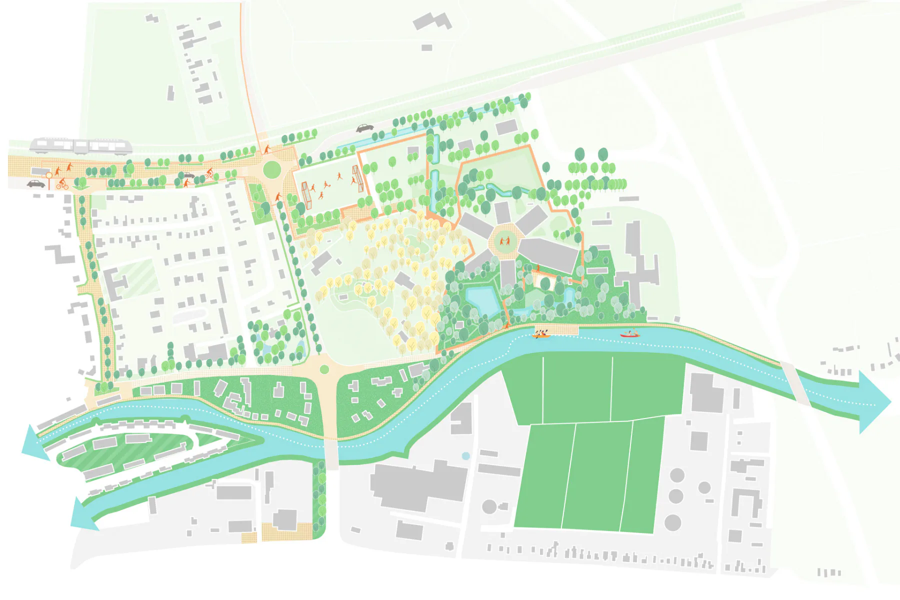 Lageplan, Grafik