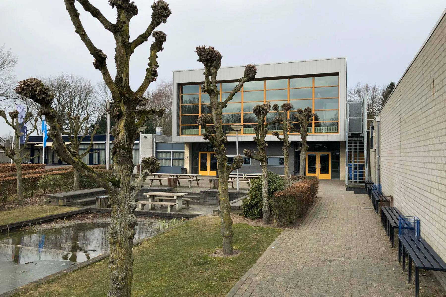 Das Gymnasium Beekvliet vor der Umgestaltung