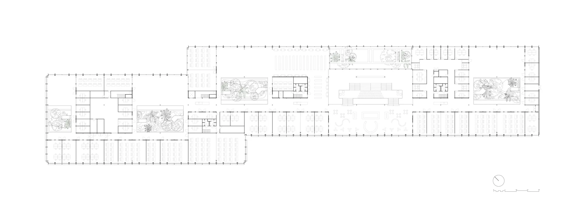 Grundriss Obergeschoss, Grafik