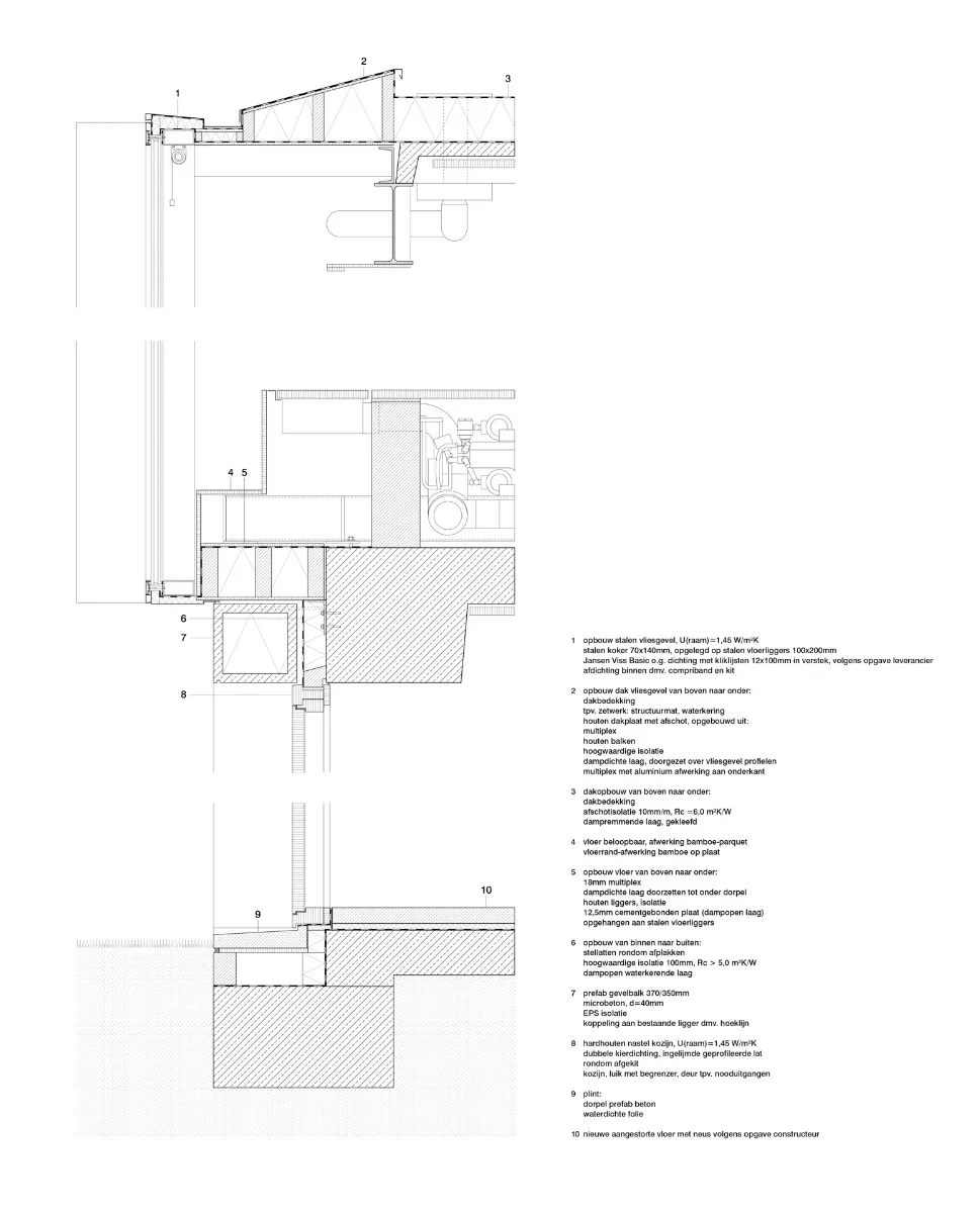 Vertikales Detail, Grafik