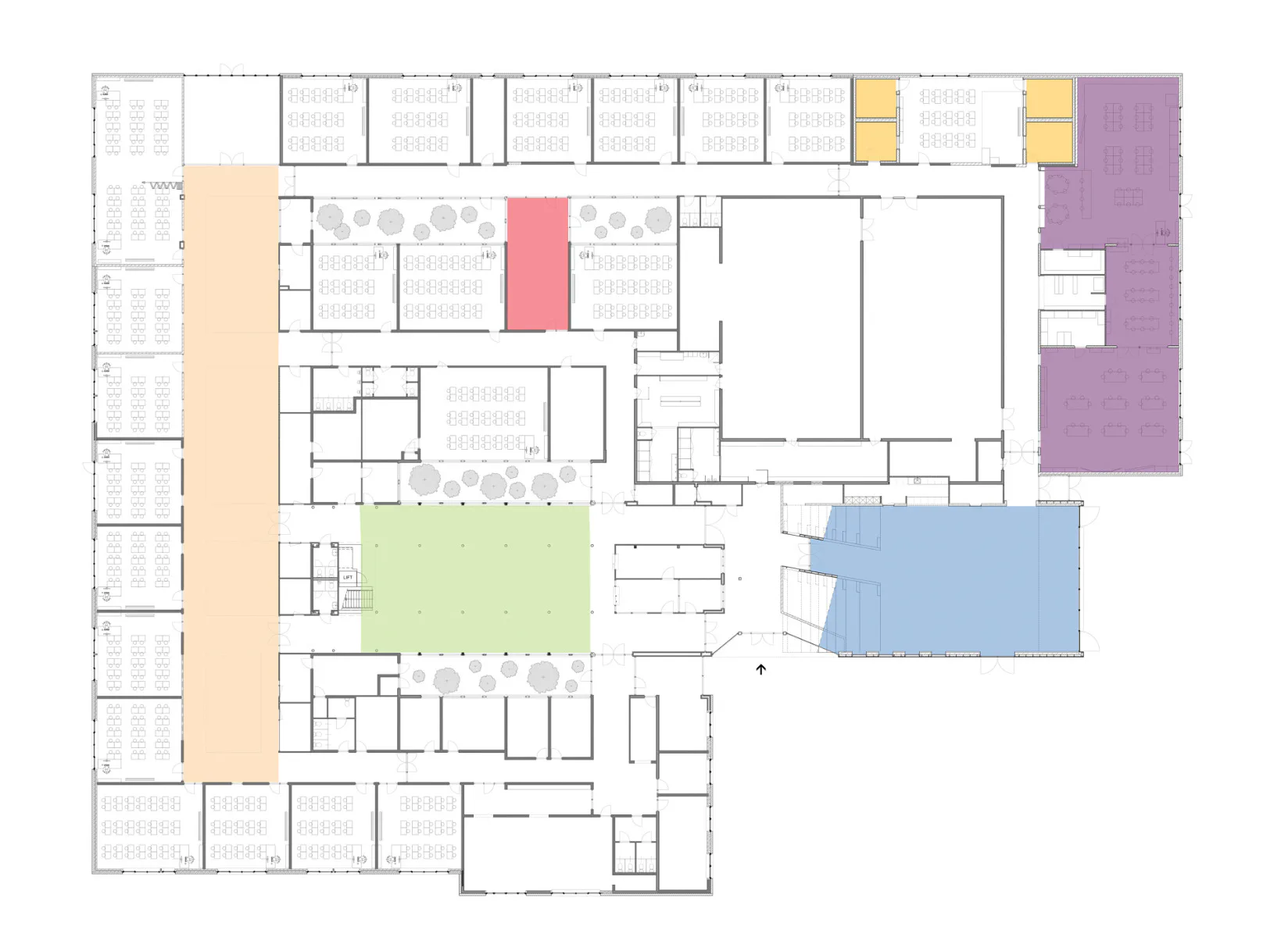 Grundriss Erdgeschoss, Grafik
