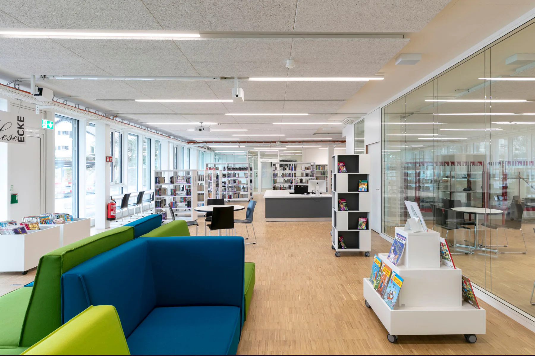 Bibliothek der Schule