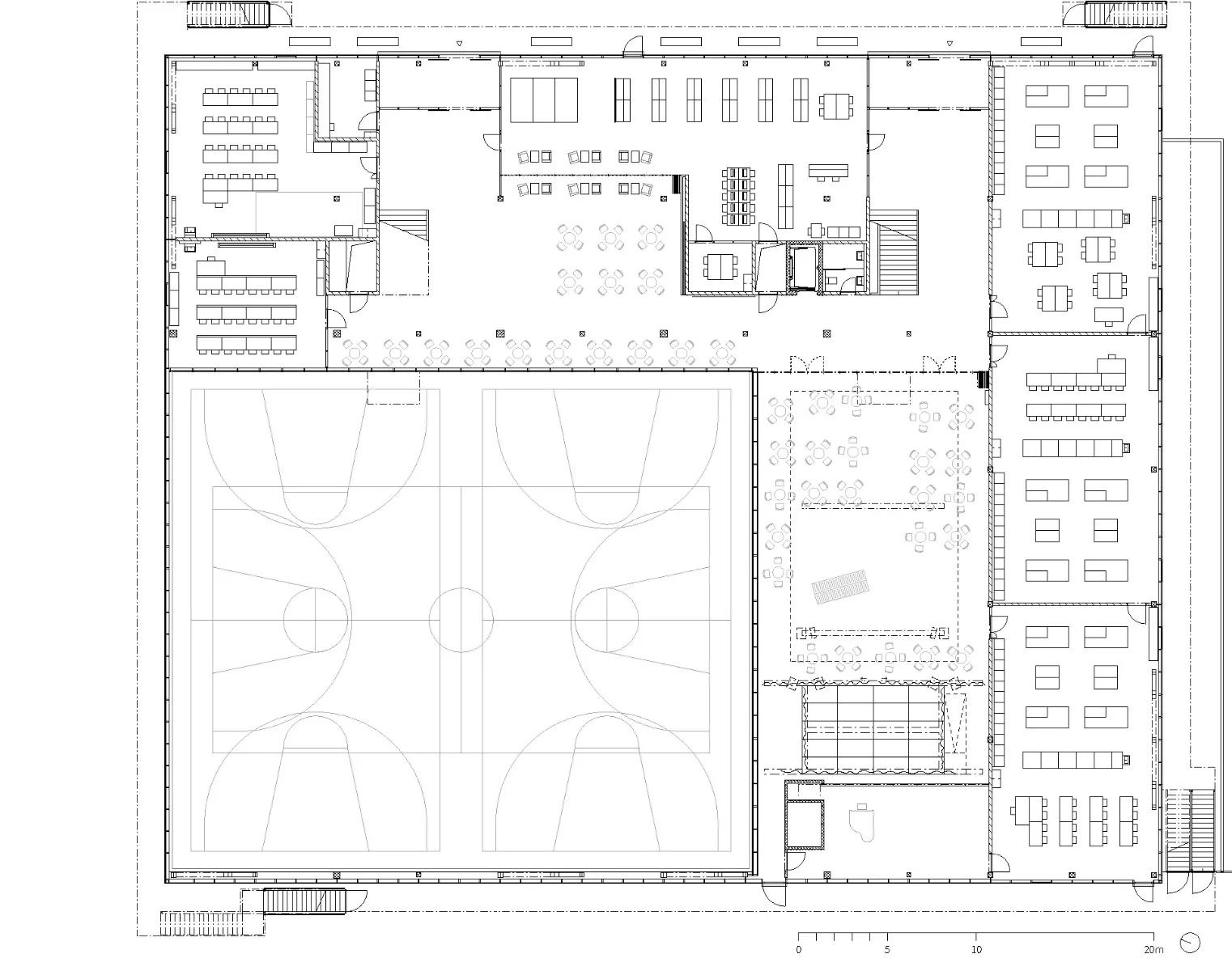 Grundriss Erdgeschoss, Grafik