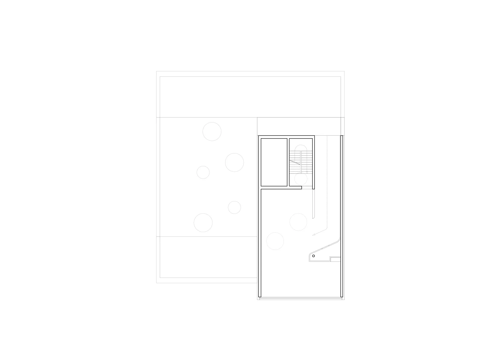 Grundriss Obergeschoss, Grafik