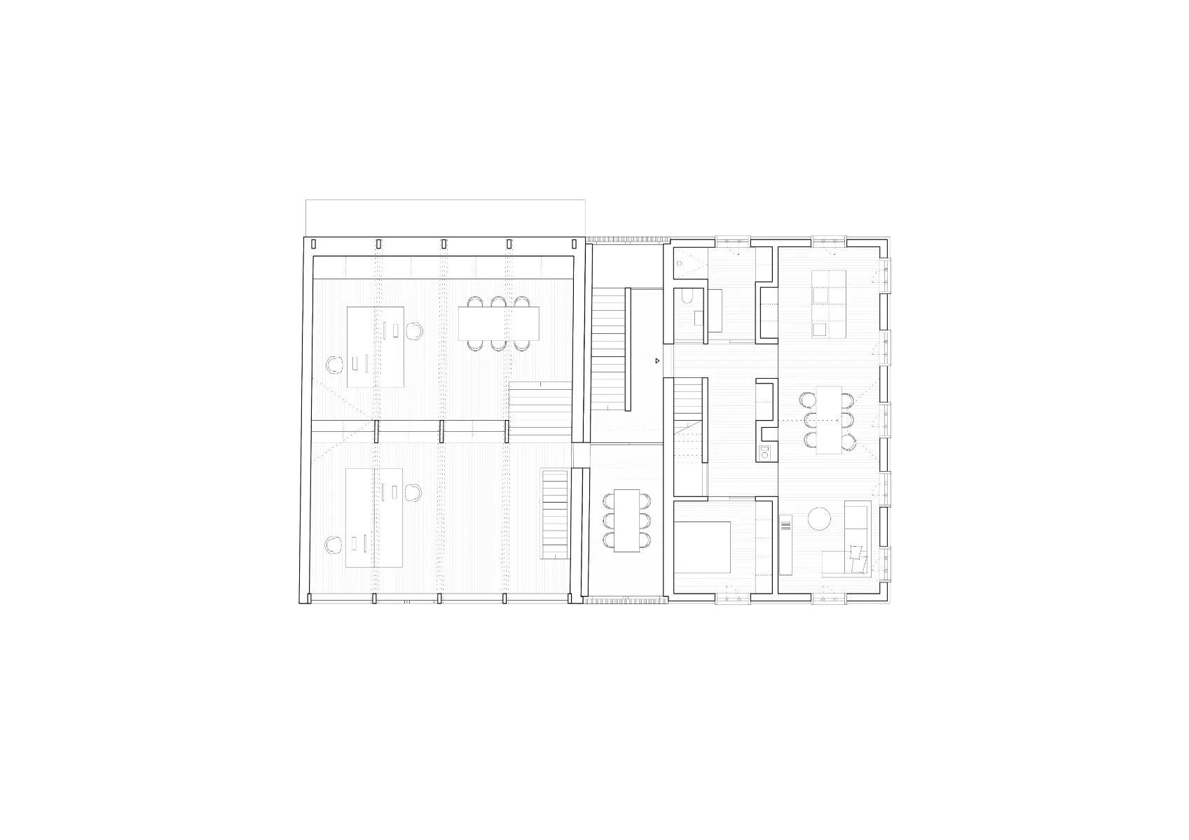 Grundriss Obergeschoss, Grafik