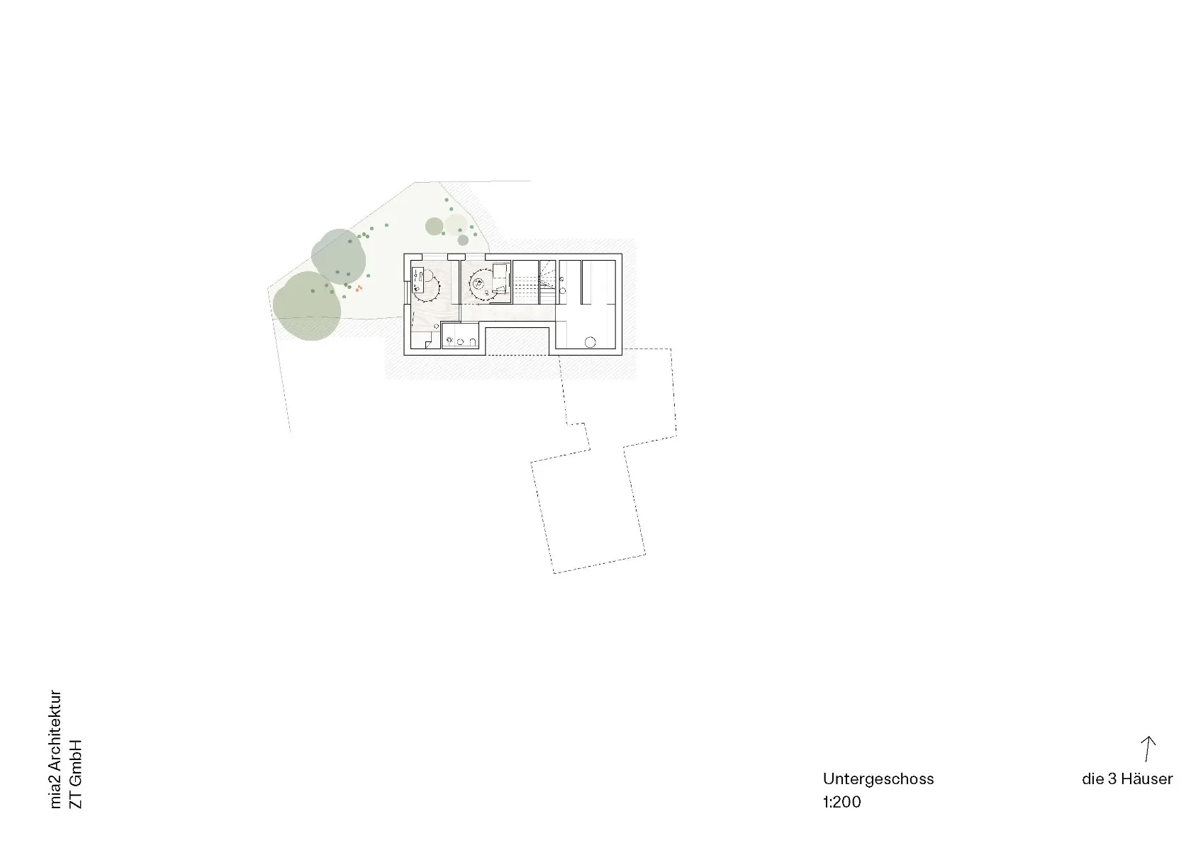 Grundriss Untergeschoss, Grafik