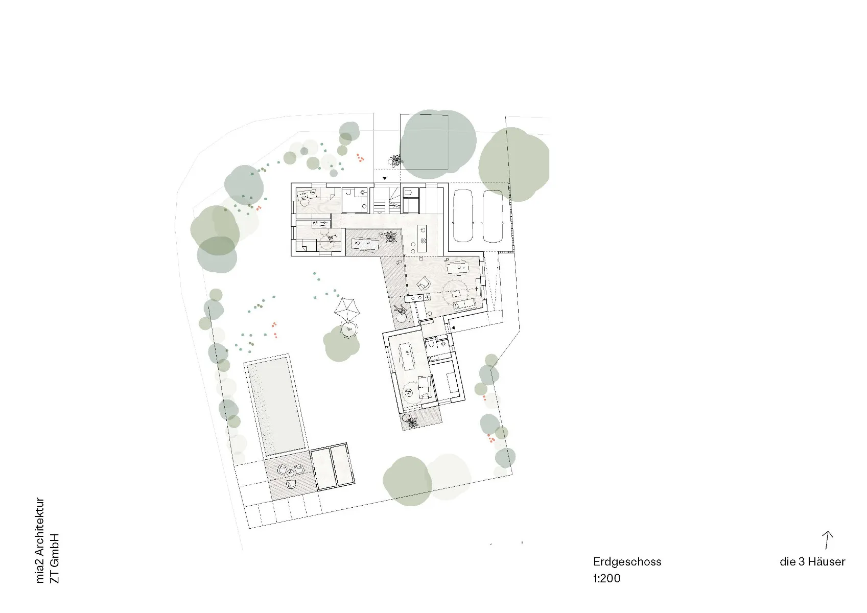 Grundriss Erdgeschoss, Grafik