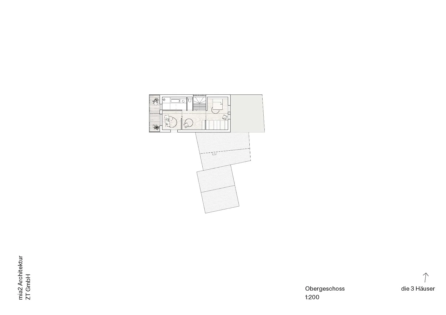 Grundriss Obergeschoss, Grafik