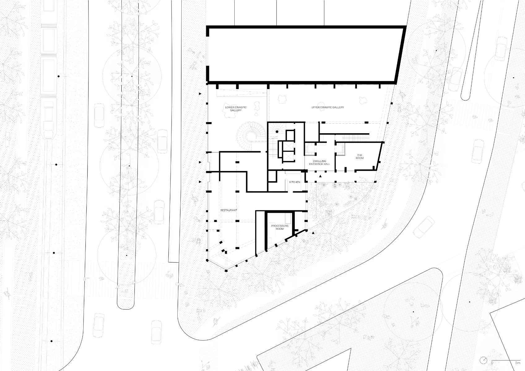 Grundriss Erdgeschoss, Grafik