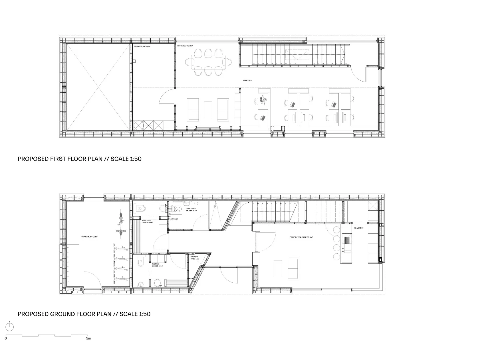 Grundrisse Büro, Grafik