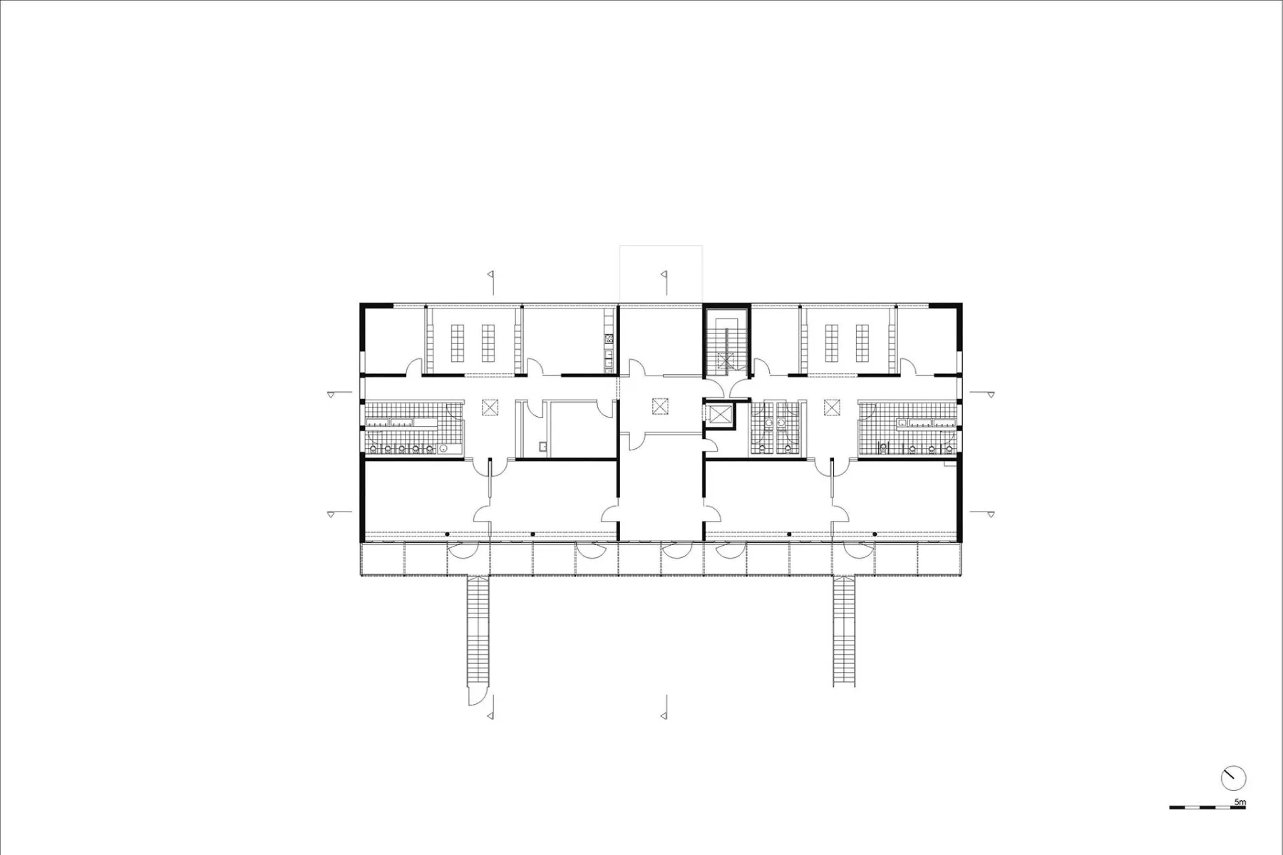 Grundriss Obergeschoss, Grafik