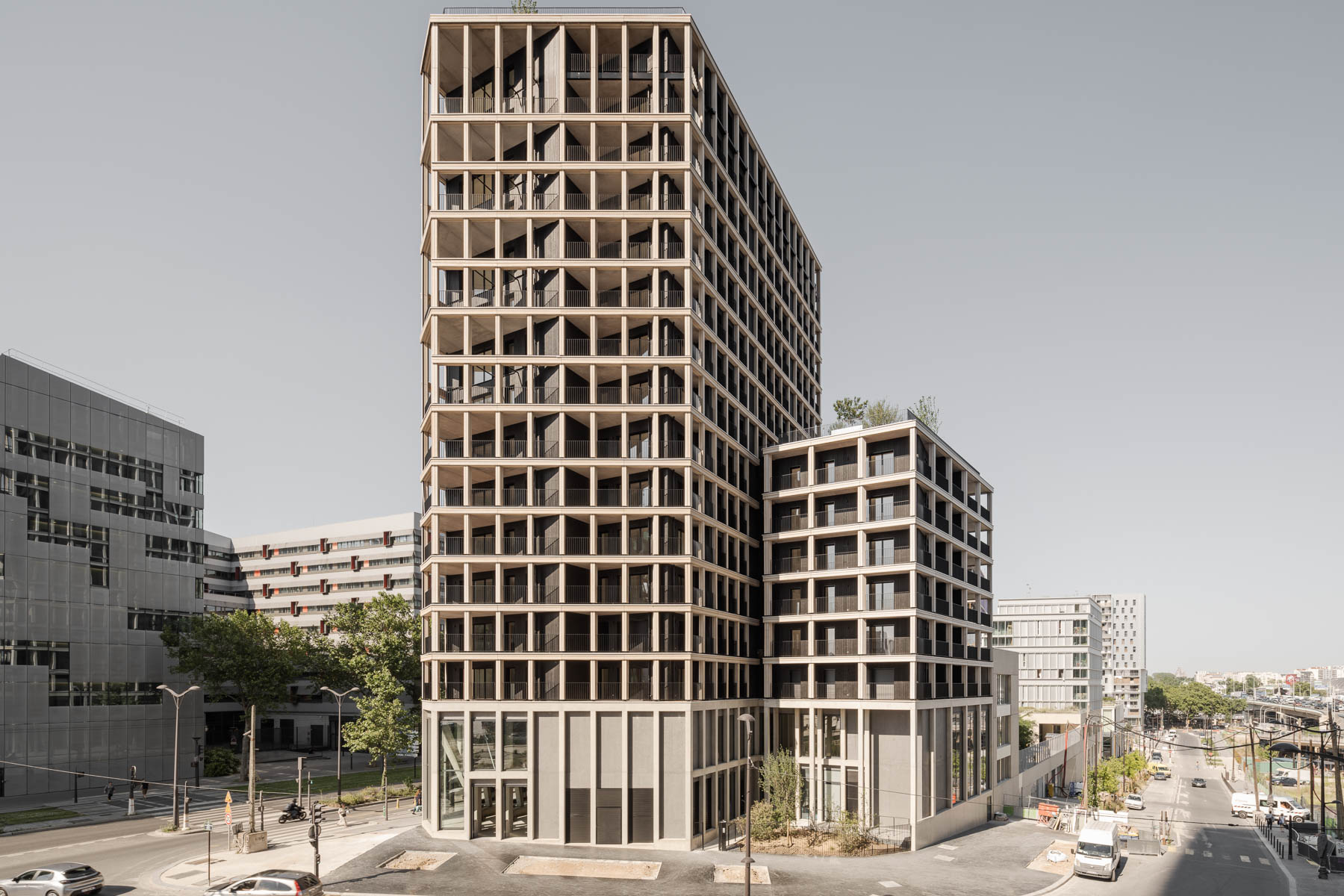 Wohnhochhaus in Paris von Moreau Kusunoki