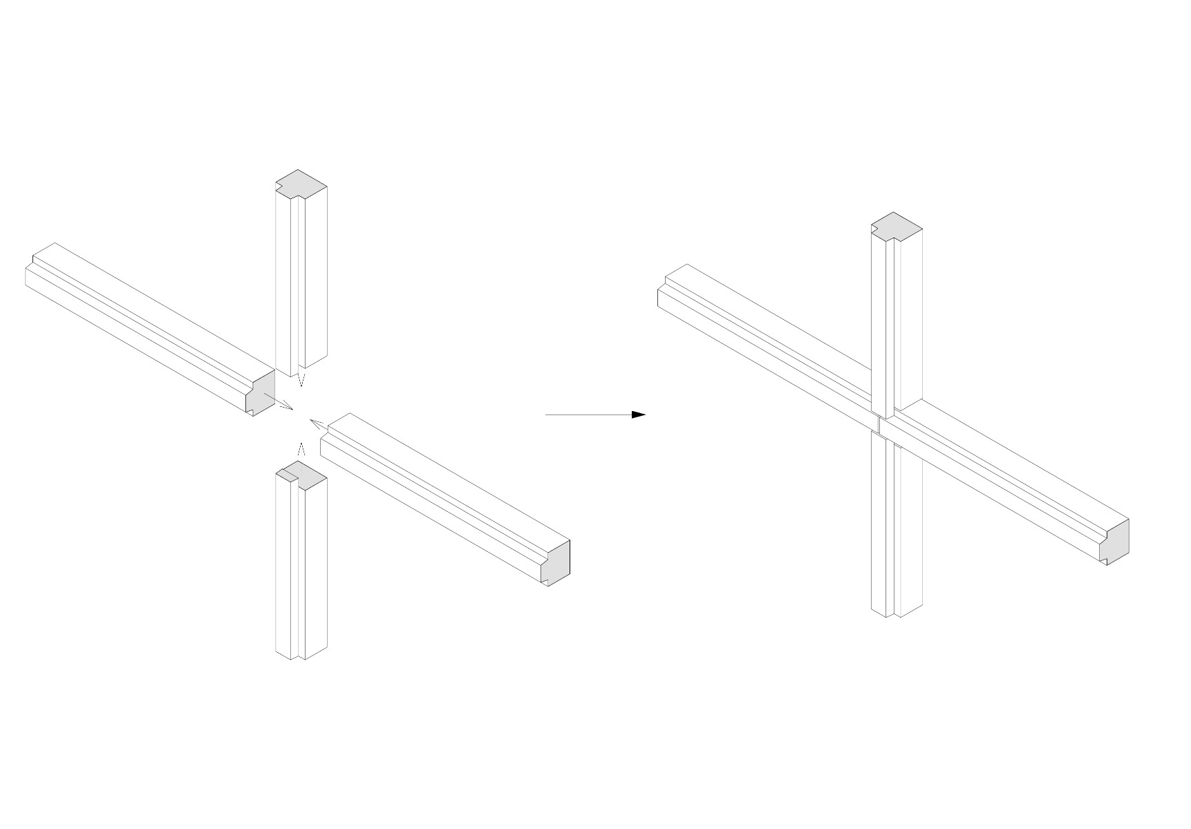 Detail Fertigbetonelement, Grafik