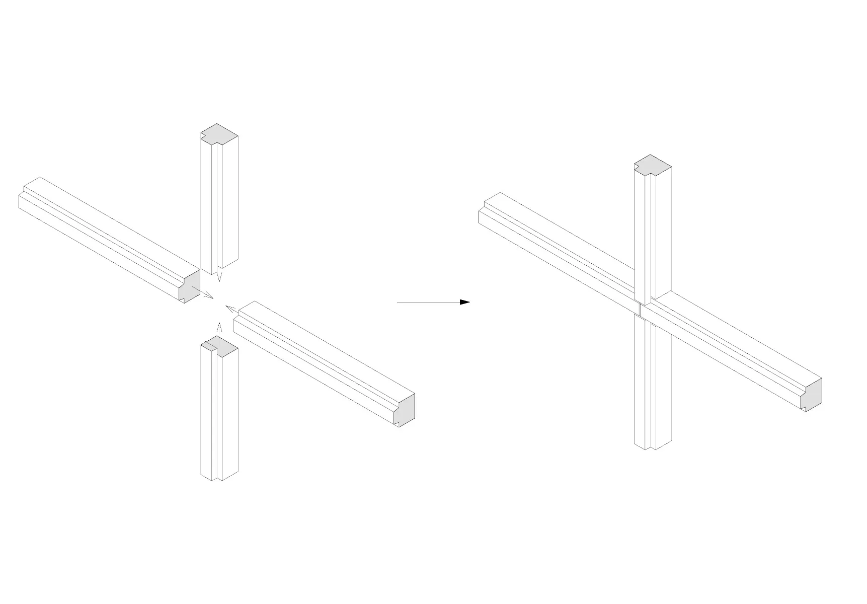 Detail Fertigbetonelement, Grafik