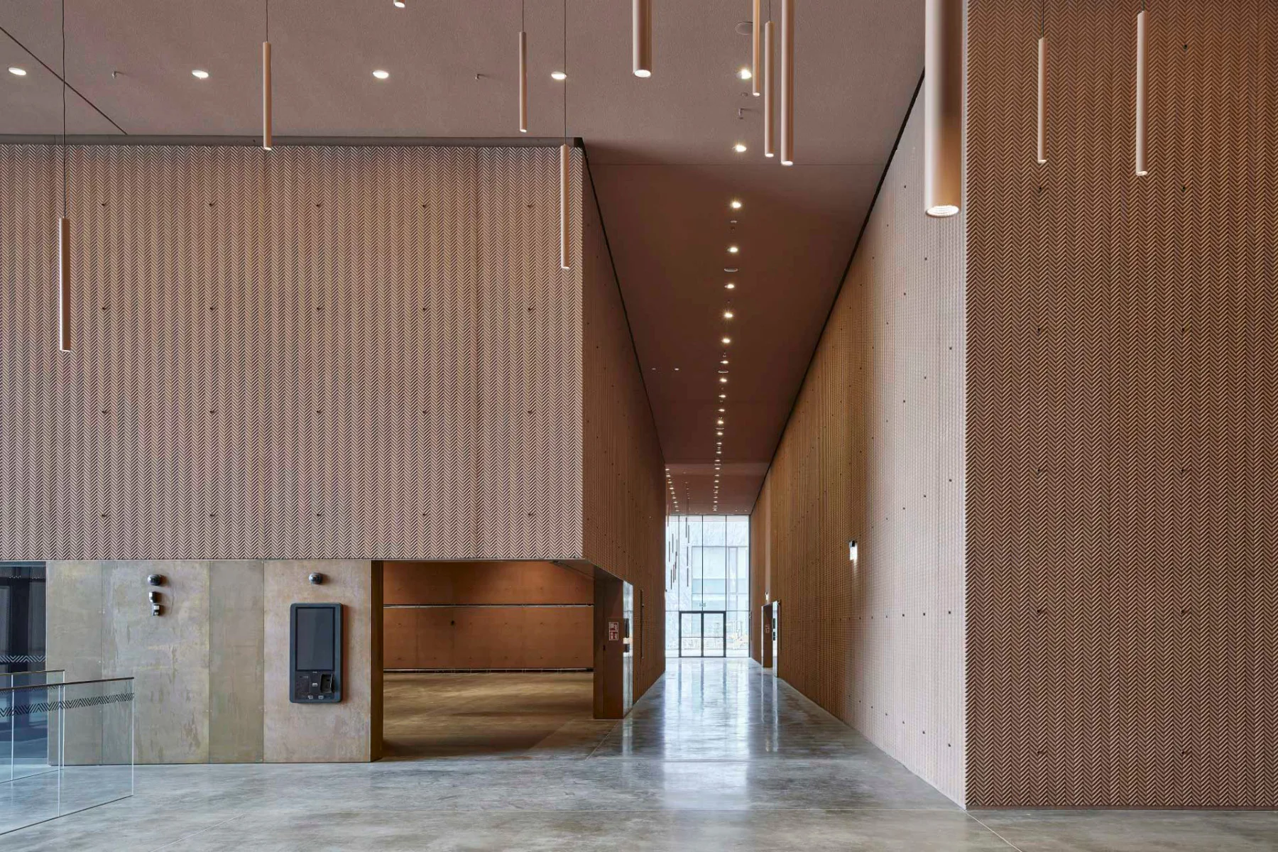 The entrance hall of the Army Museum in Warsaw by WXCA