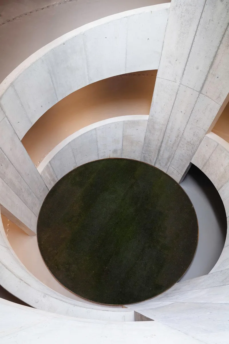 Detail Spindel, Parkhaus am Rheintor