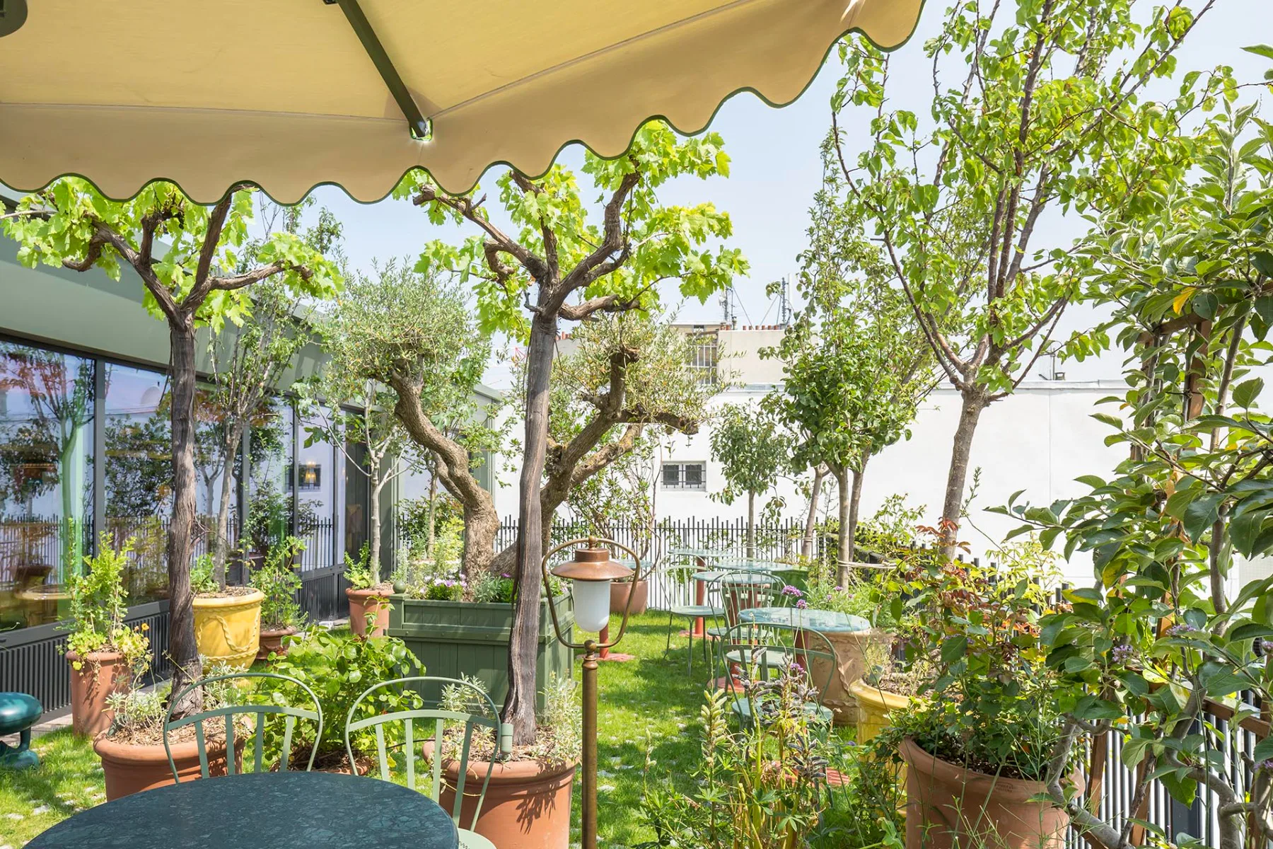Dachterrasse mit Panoramablick