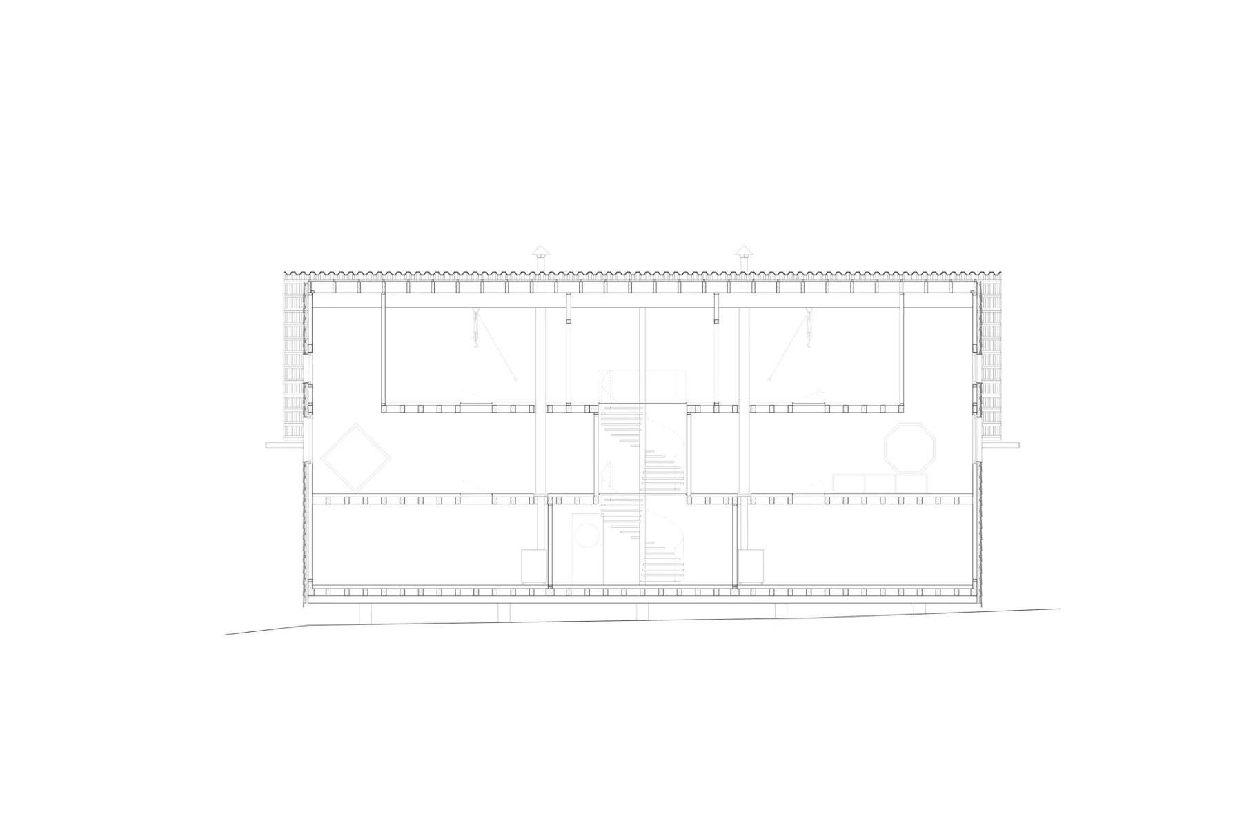 Längsschnitt, Grafik