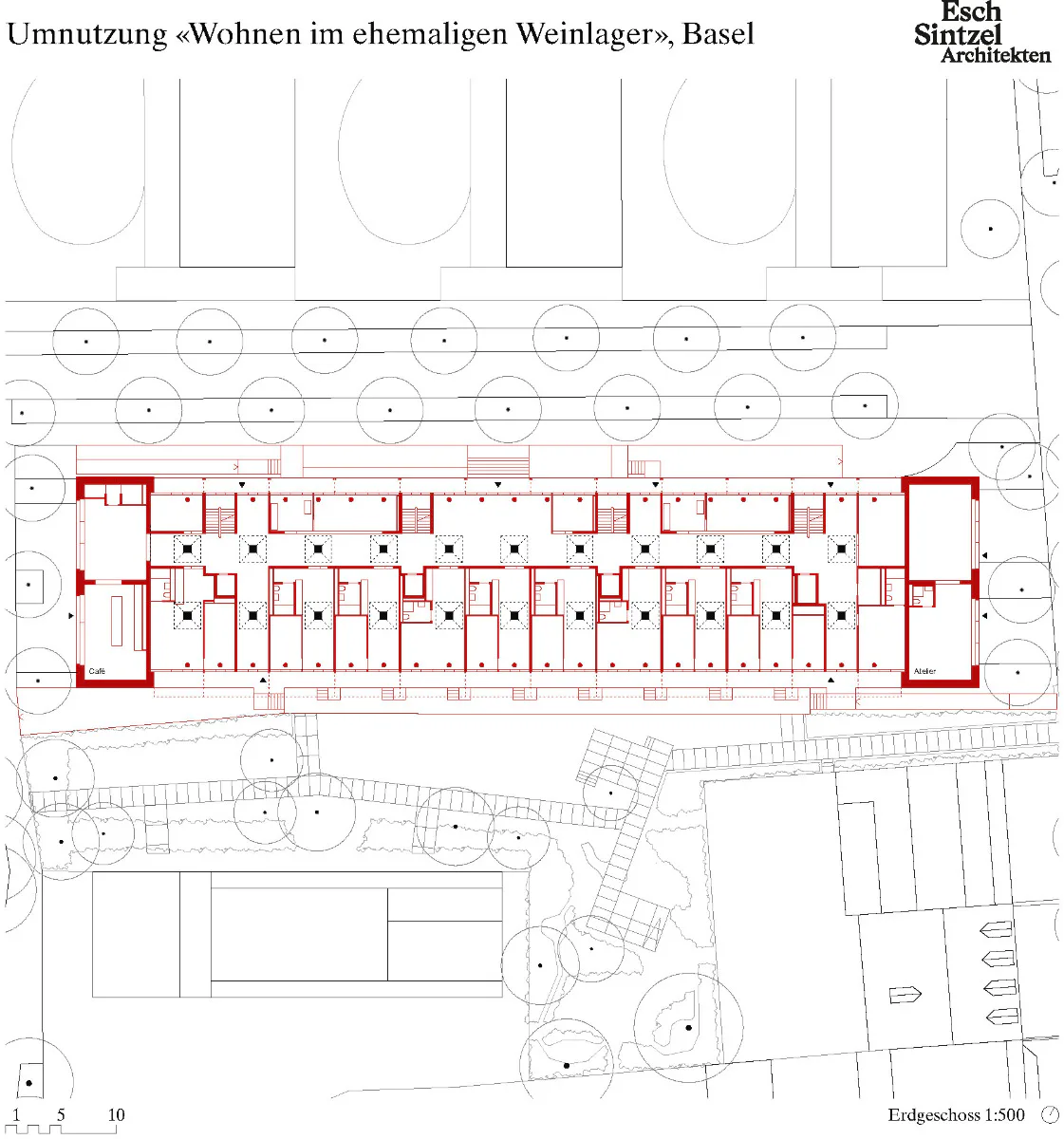 Grundriss Erdgeschoss, Grafik