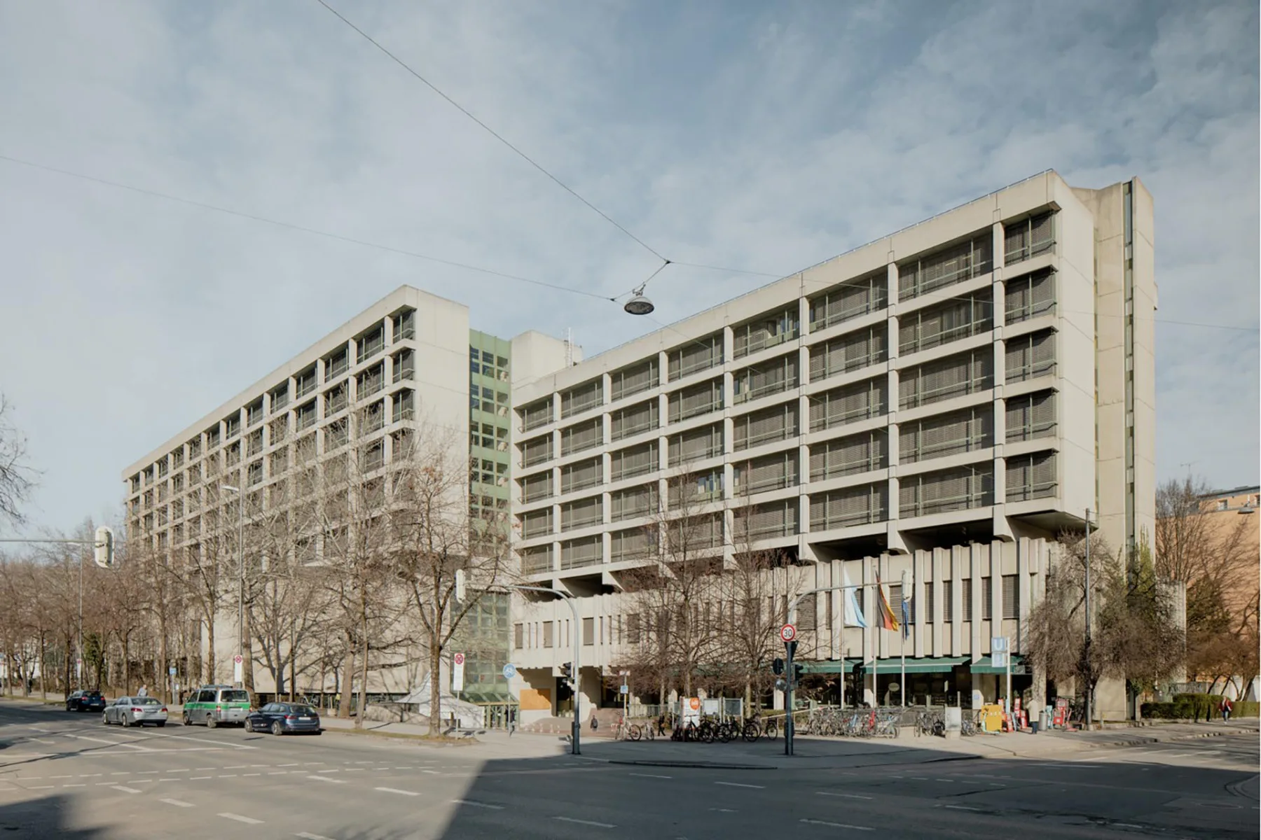Das Justizzentrum an der Nymphenburger Straße