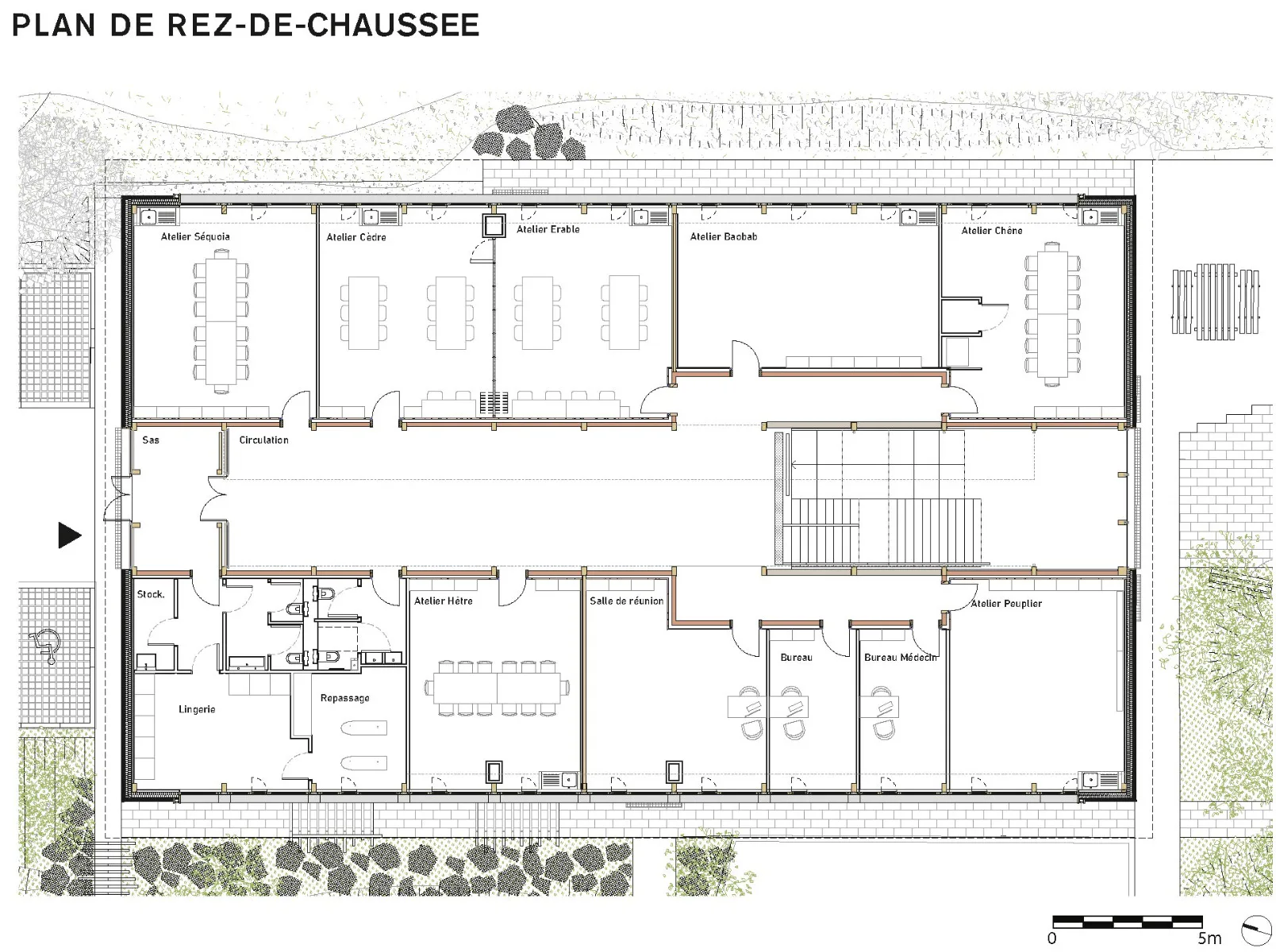 Grundriss Erdgeschoss, Grafik