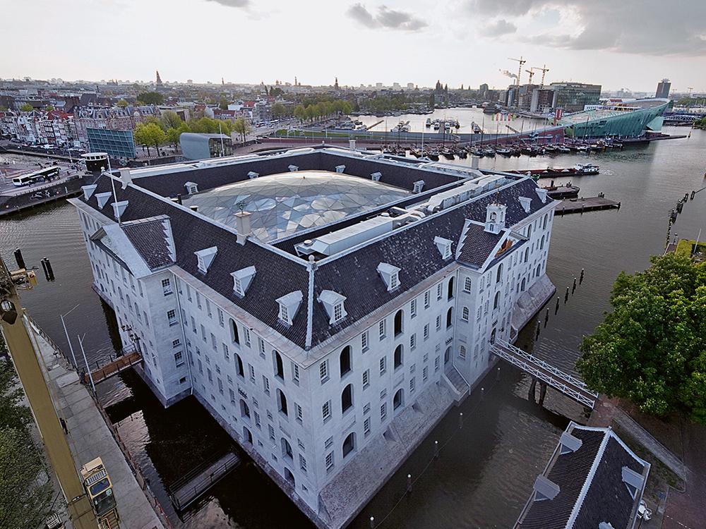 Roof over Inner Courtyard in Amsterdam