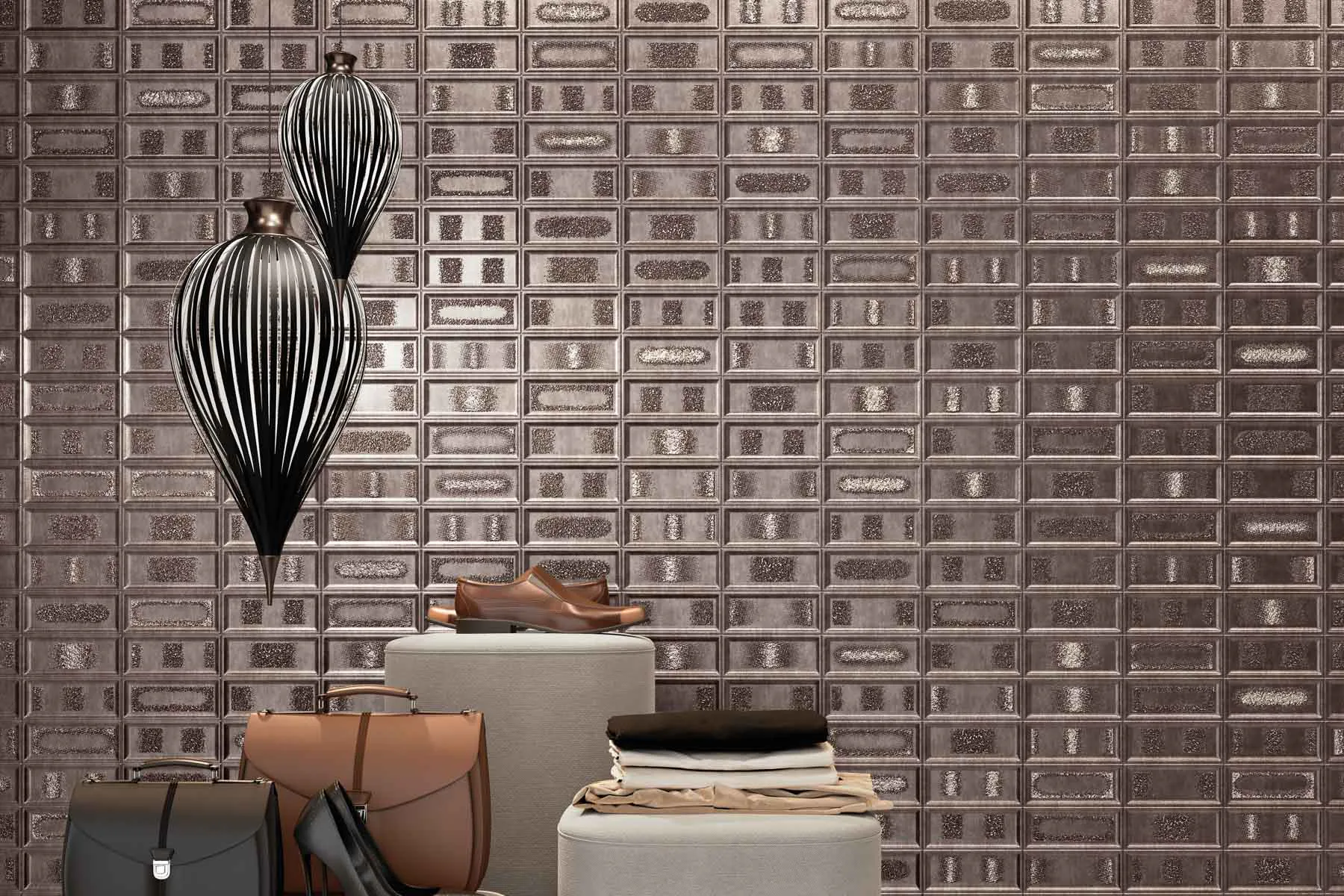 Kollektion Fokus Branze Brick 50 x 100 cm in einer Boutique