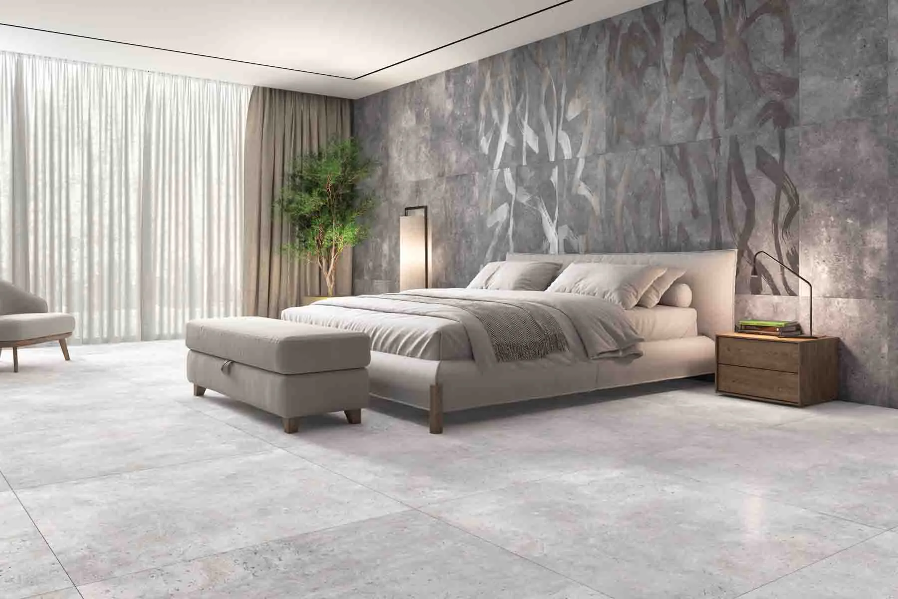 Kollektion Kangen Grey Natura & Decor 100 x 100 cm und 50 x 100 cm
